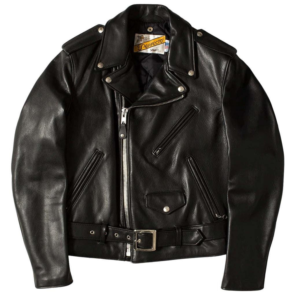 Schott NYC Classic Perfecto 618 Leather Motorcycle Jacket