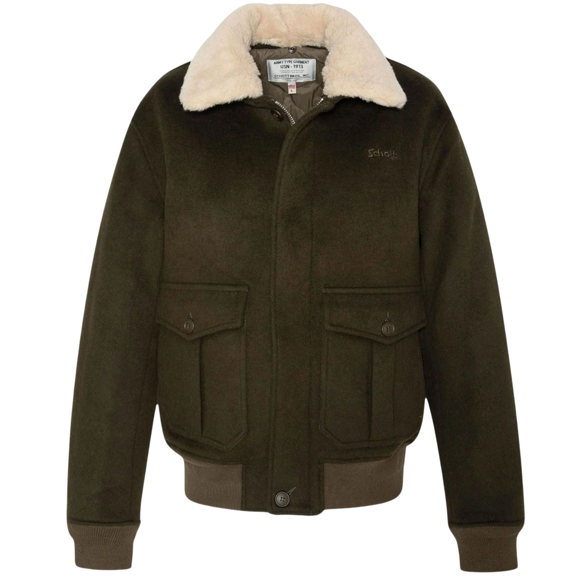 Schott NYC Air Guard Jacket - Khaki