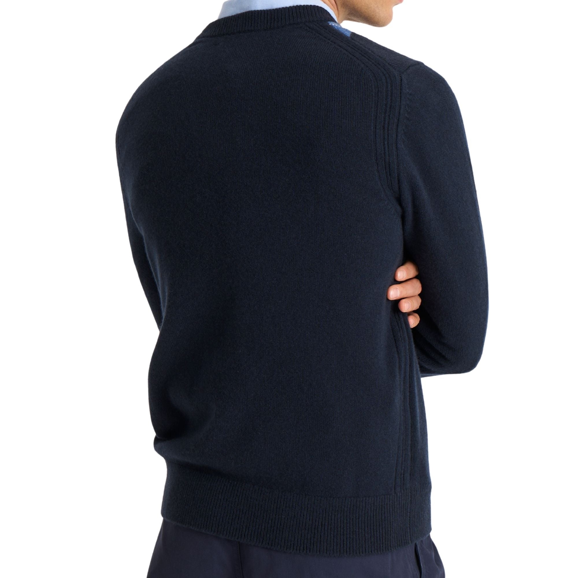 Argyle Jumper - Navy