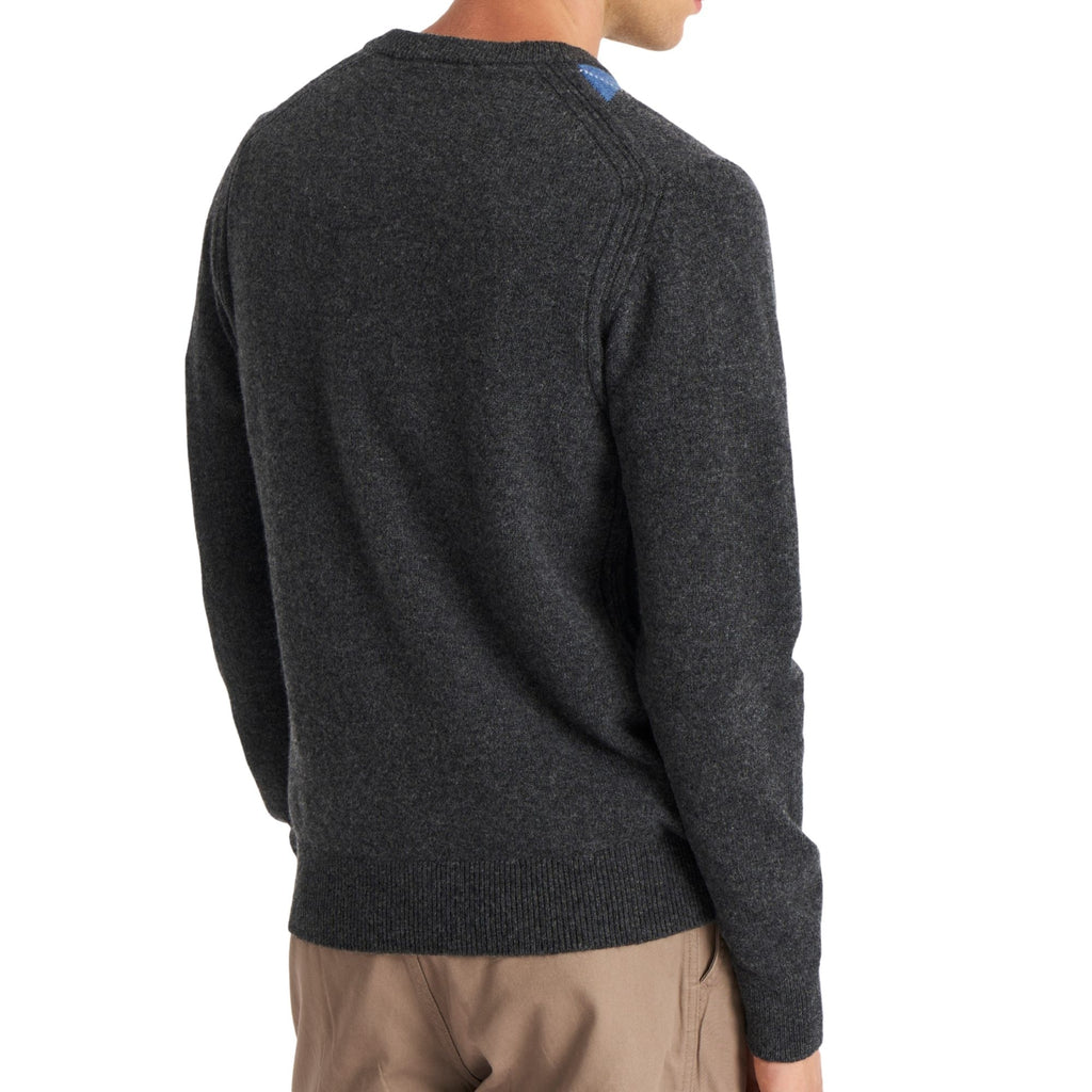 Argyle Jumper - Charcoal