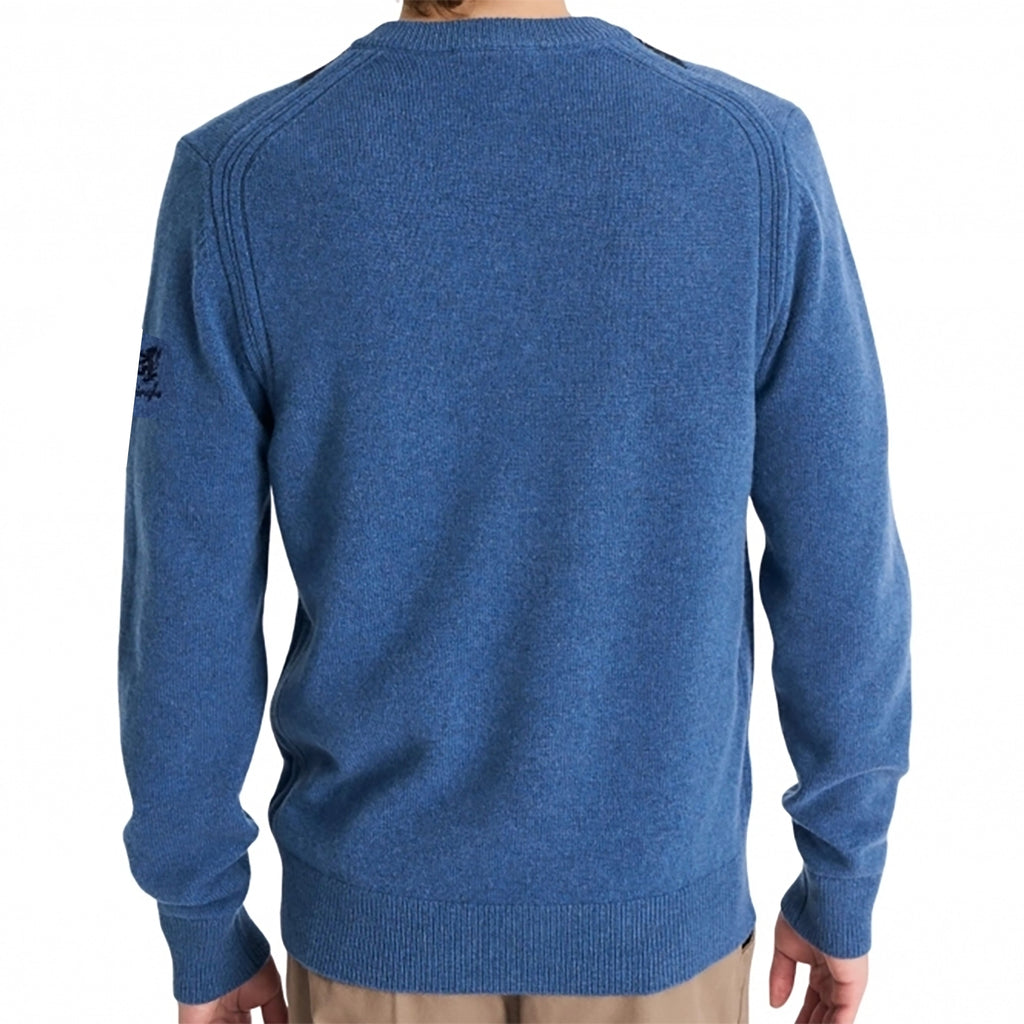 Argyle Jumper - Blue