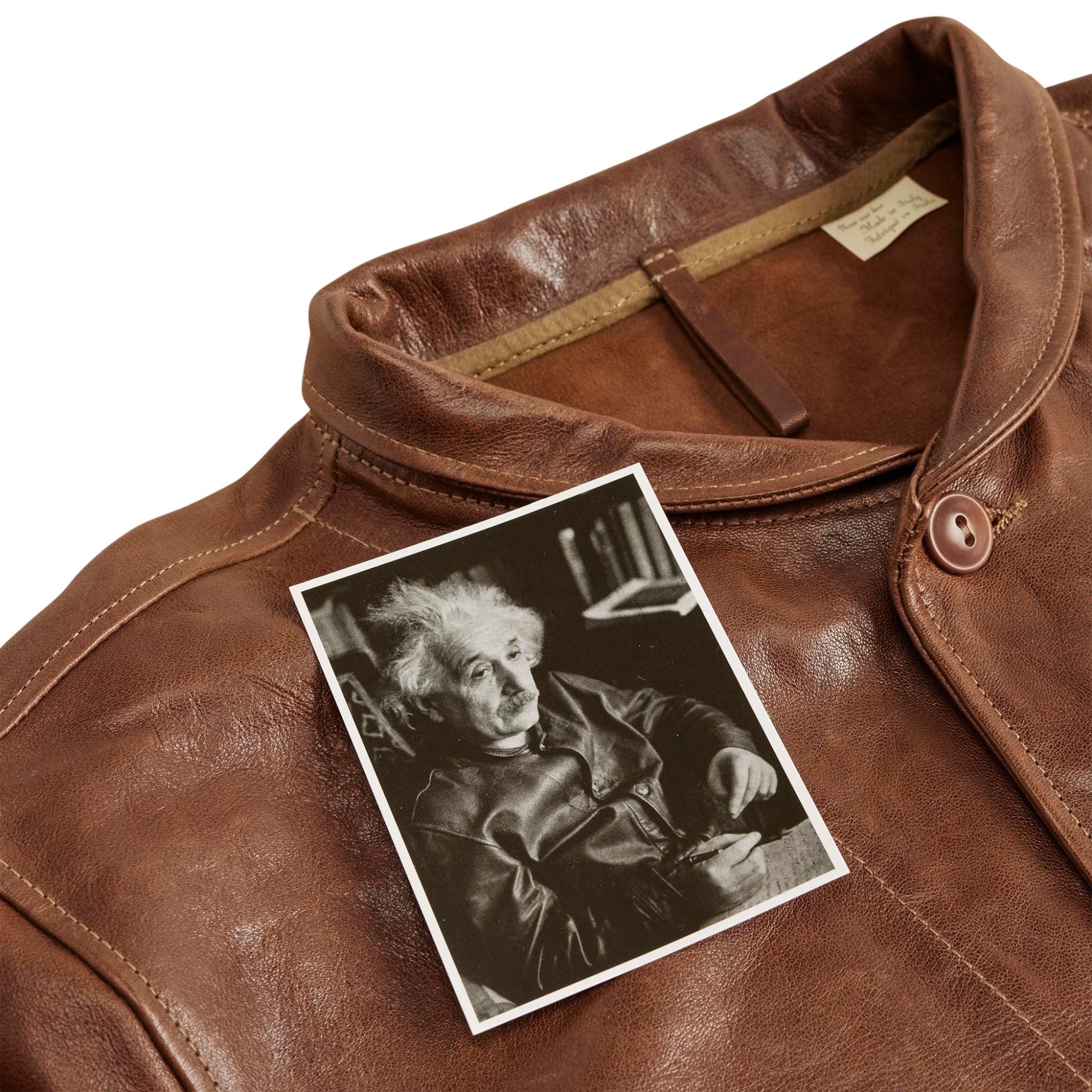 Menlo Cossack 'Einstein' Jacket - Brown