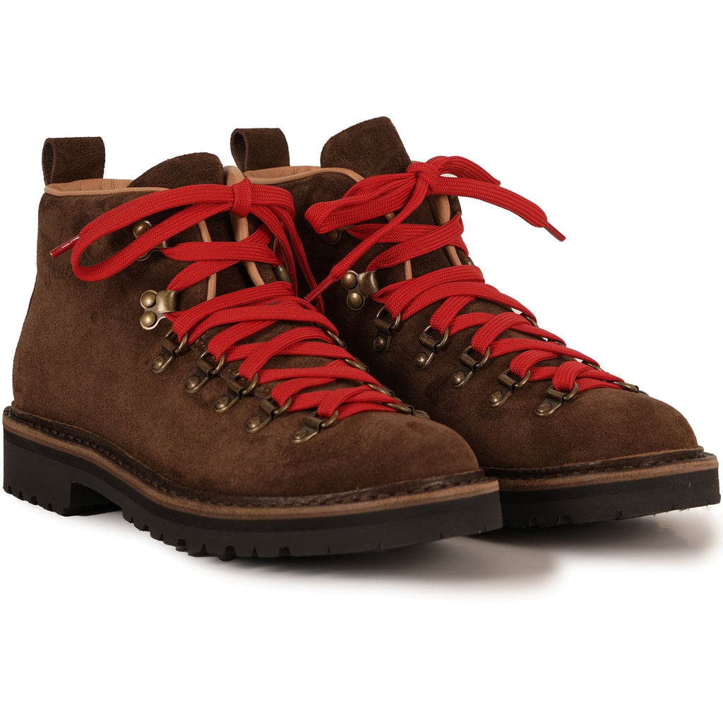 M120 Suede Boots - Coffee/Black