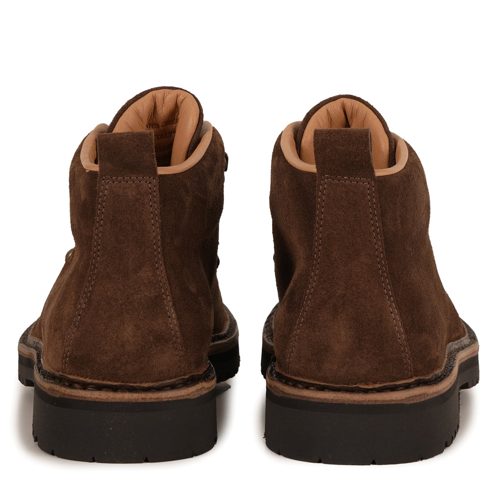 M120 Suede Boots - Coffee/Black