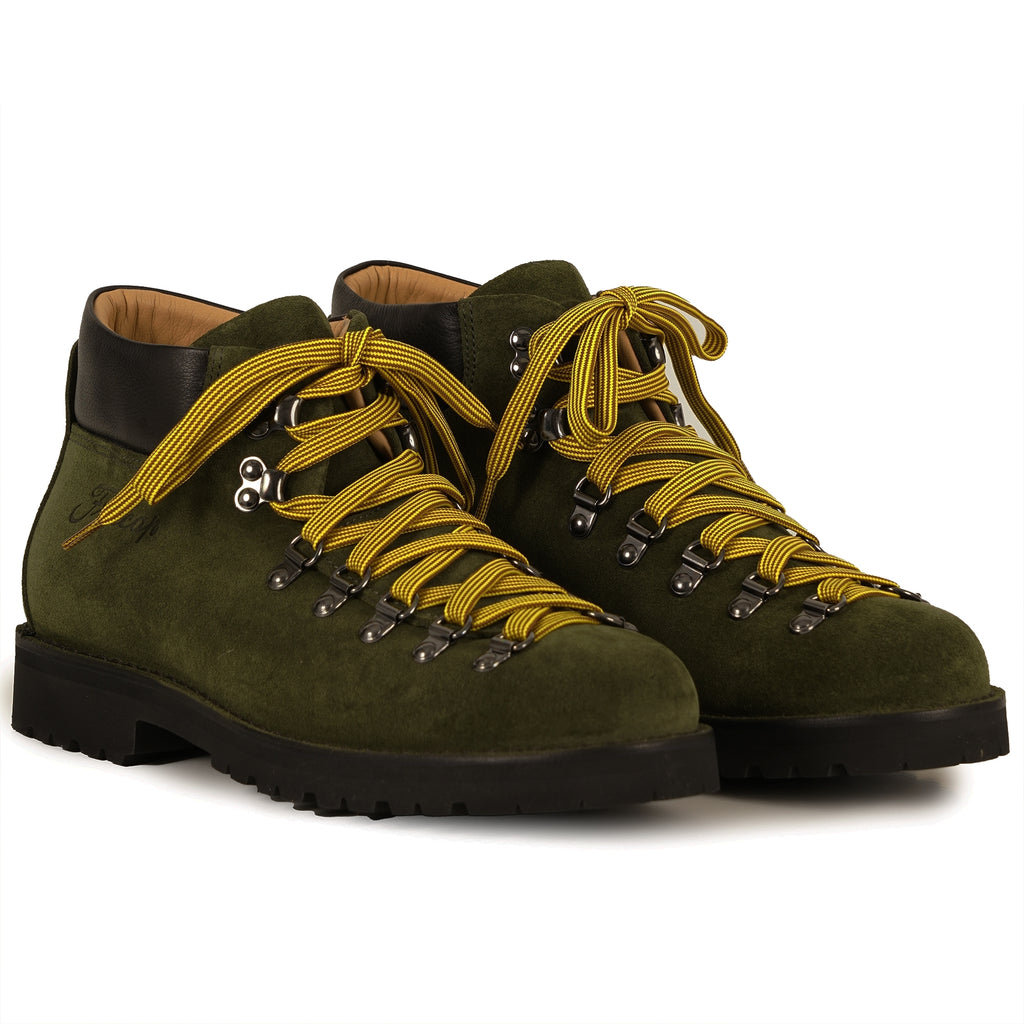 M128 Suede Boots - Green/Black