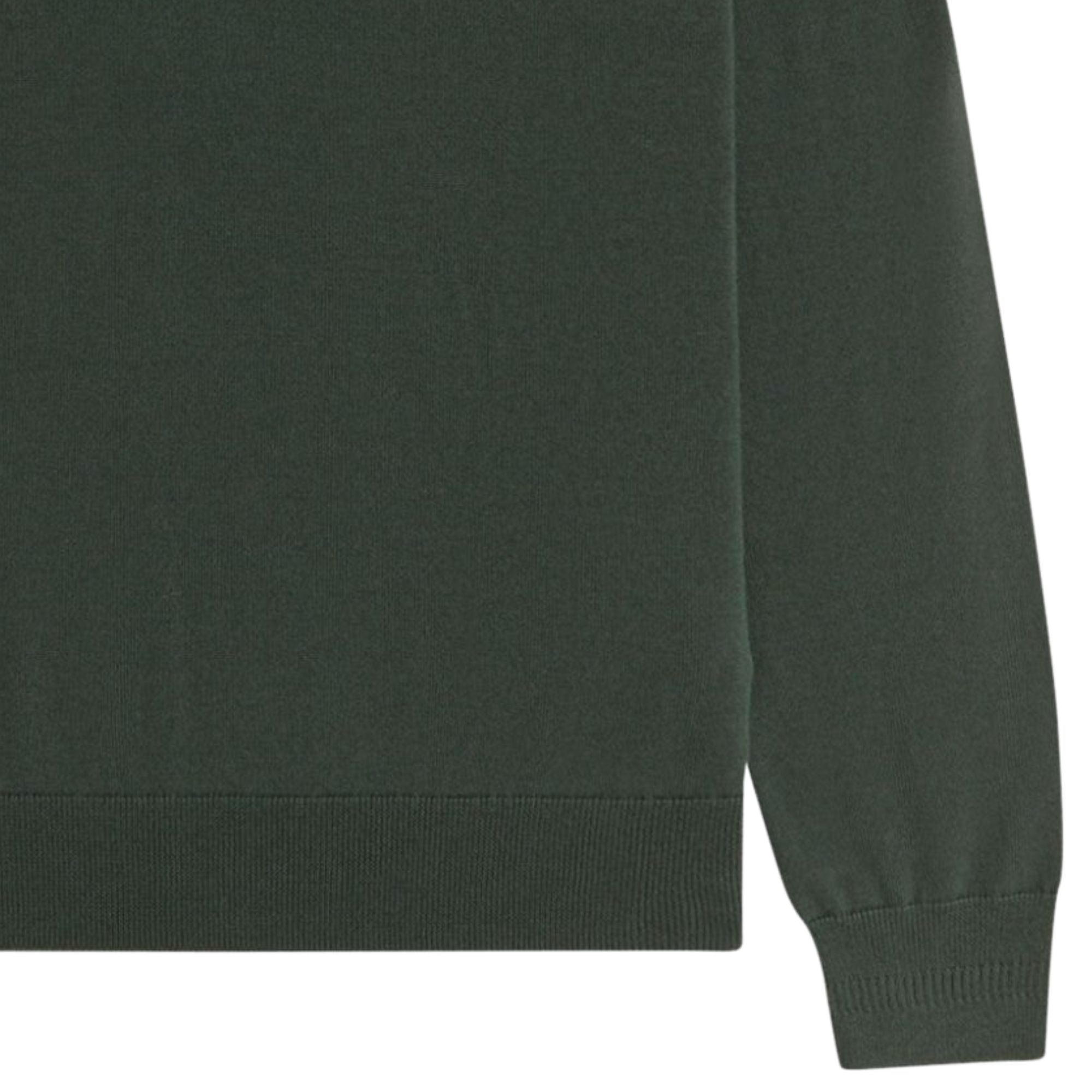 Classic Knitted Long Sleeve Shirt - Court Green