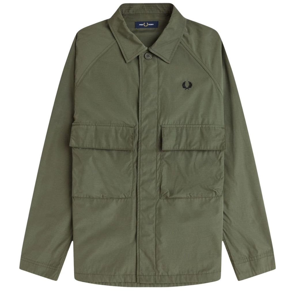 Raglan Utility Overshirt - Green