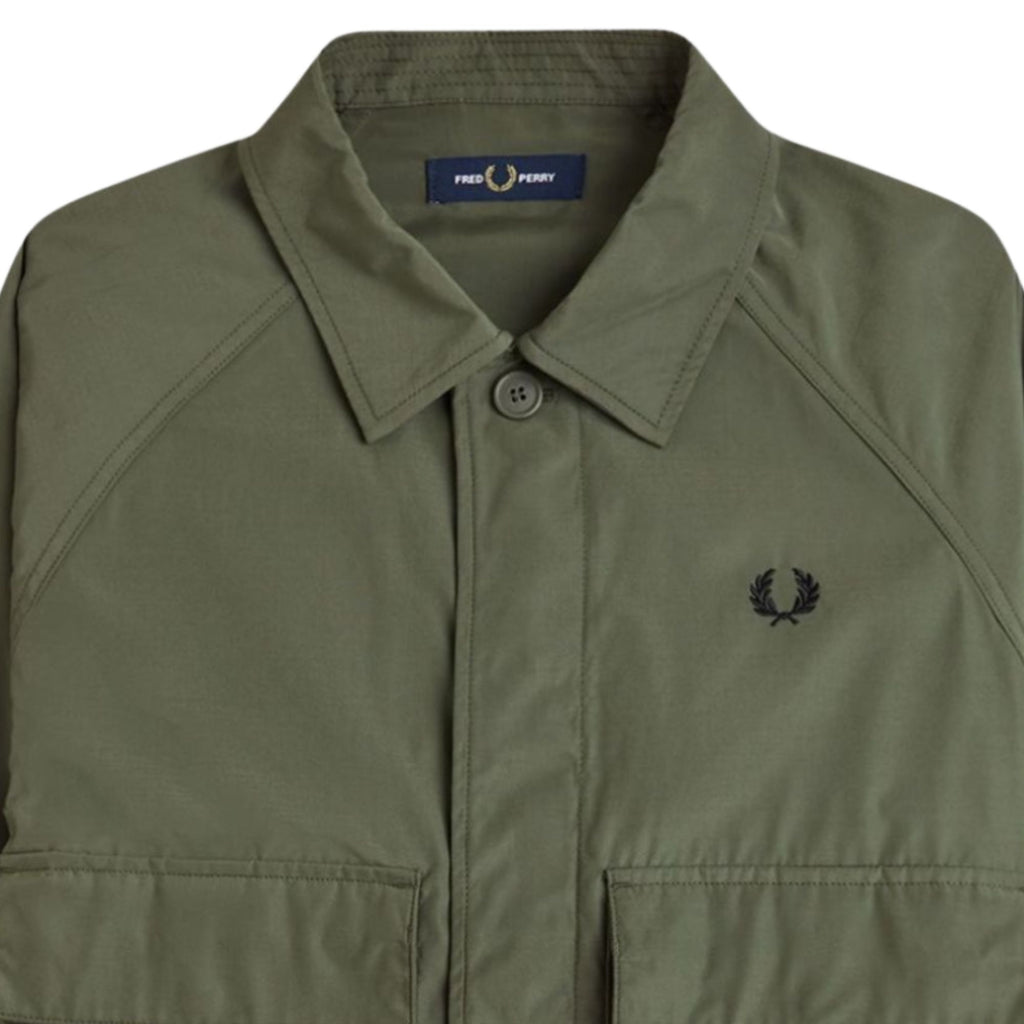 Raglan Utility Overshirt - Green