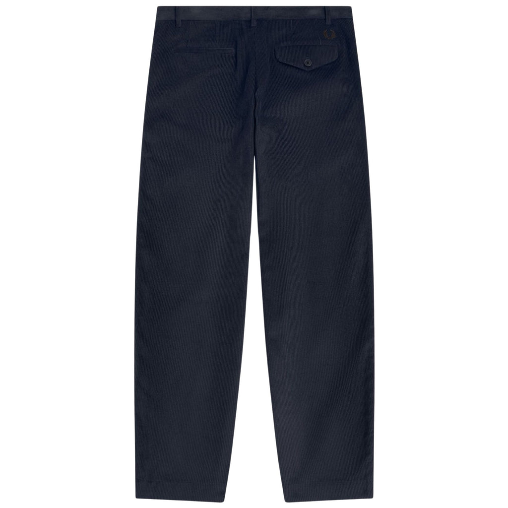 Tapered Corduroy Trousers - Navy