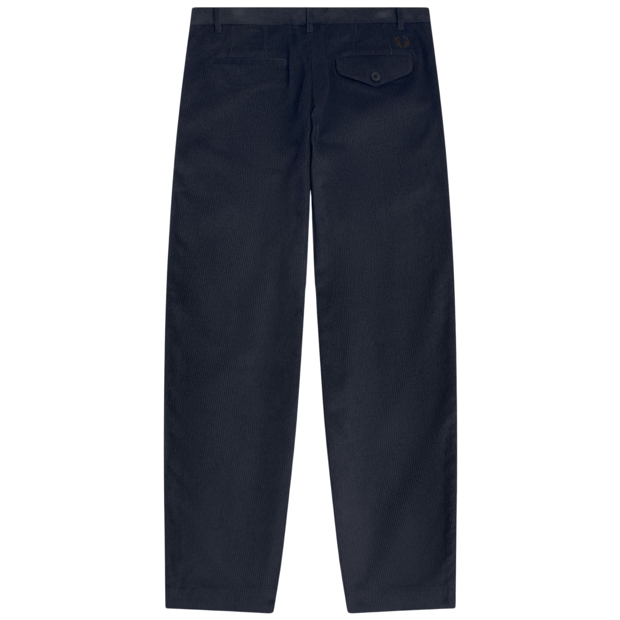 Tapered Corduroy Trousers - Navy