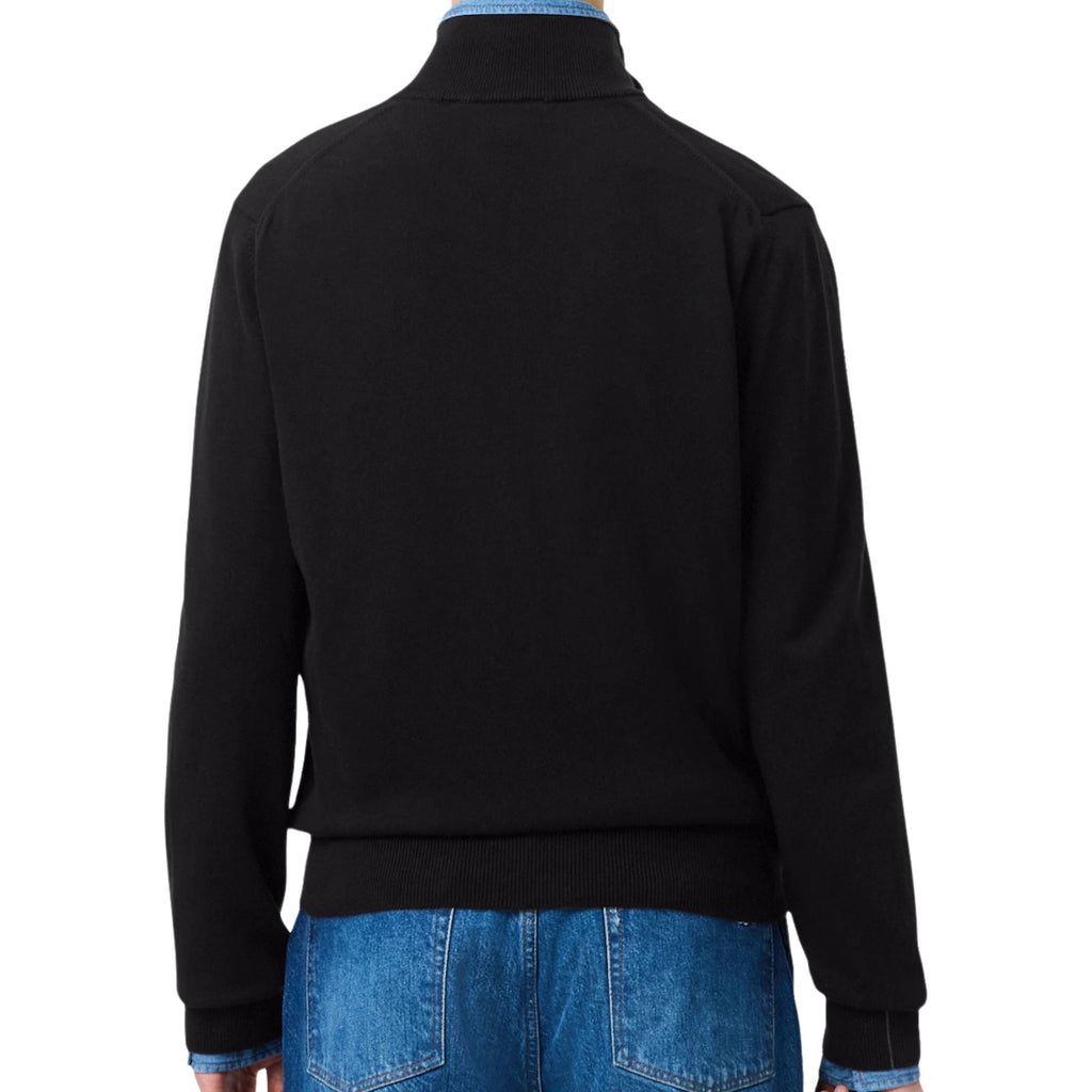 Zipped Sweater - Black