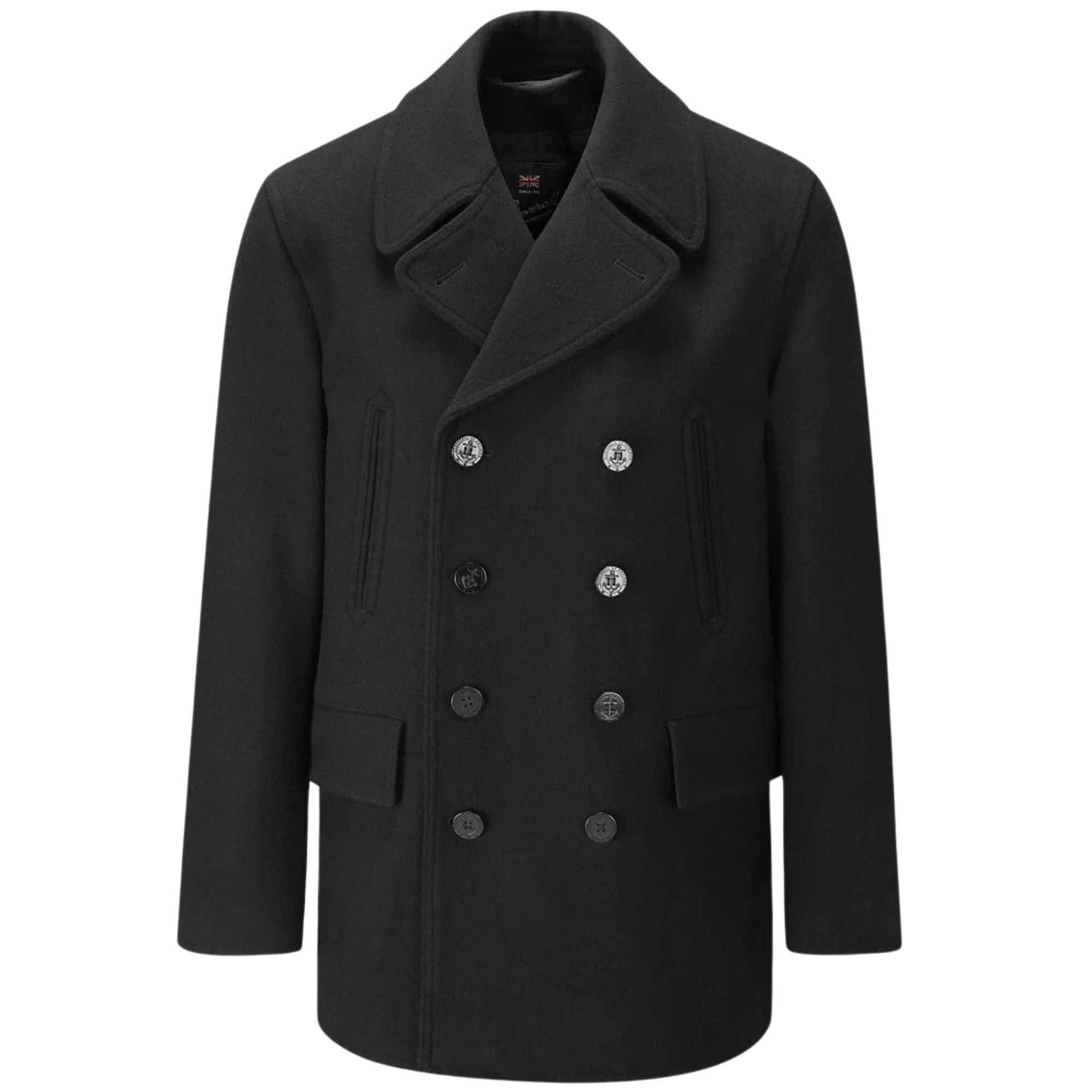 Churchill Peacoat - Black