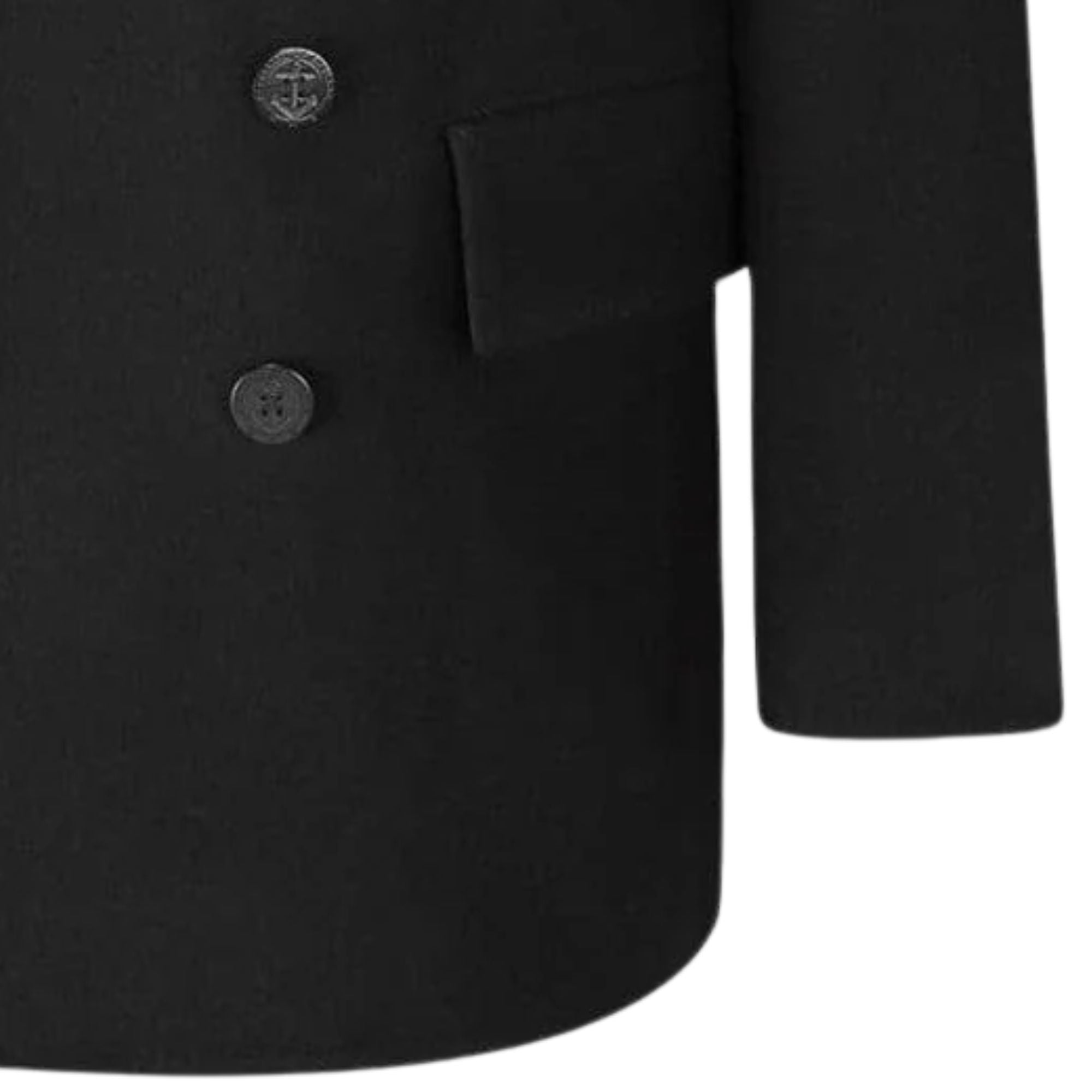 Churchill Peacoat - Black