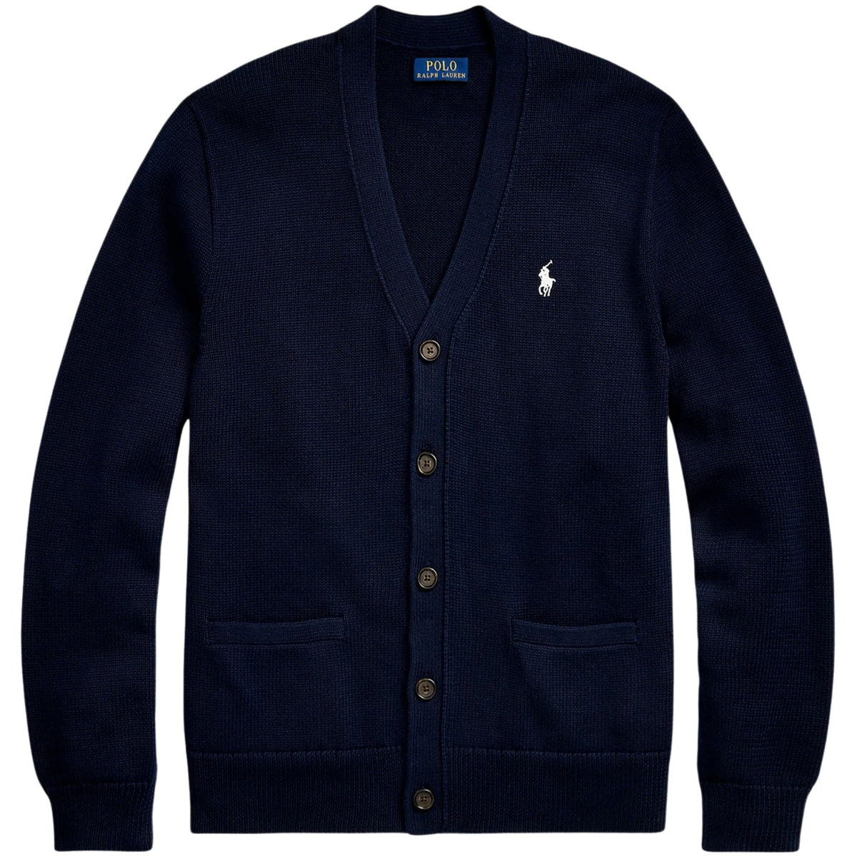 Polo Ralph Lauren V-Neck Cardigan - Navy – Stuarts London