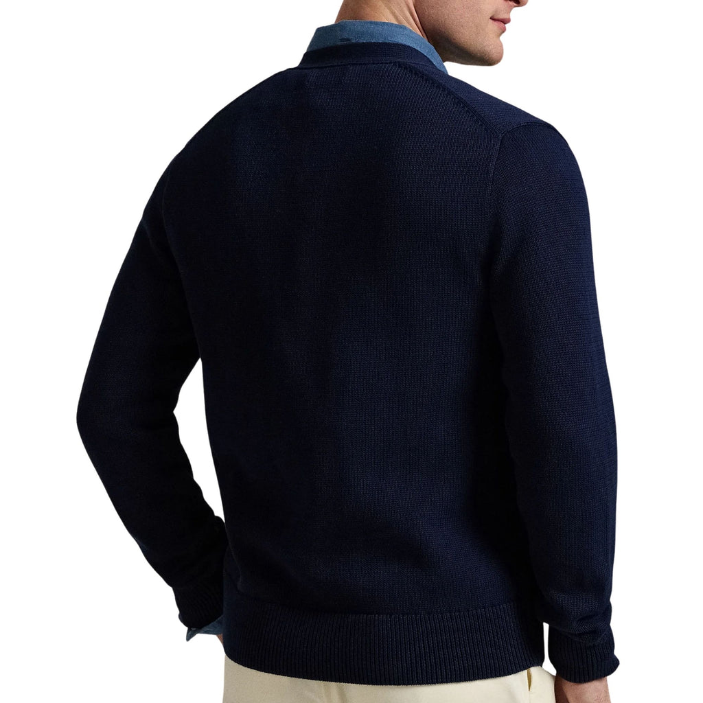 V-Neck Cardigan - Navy