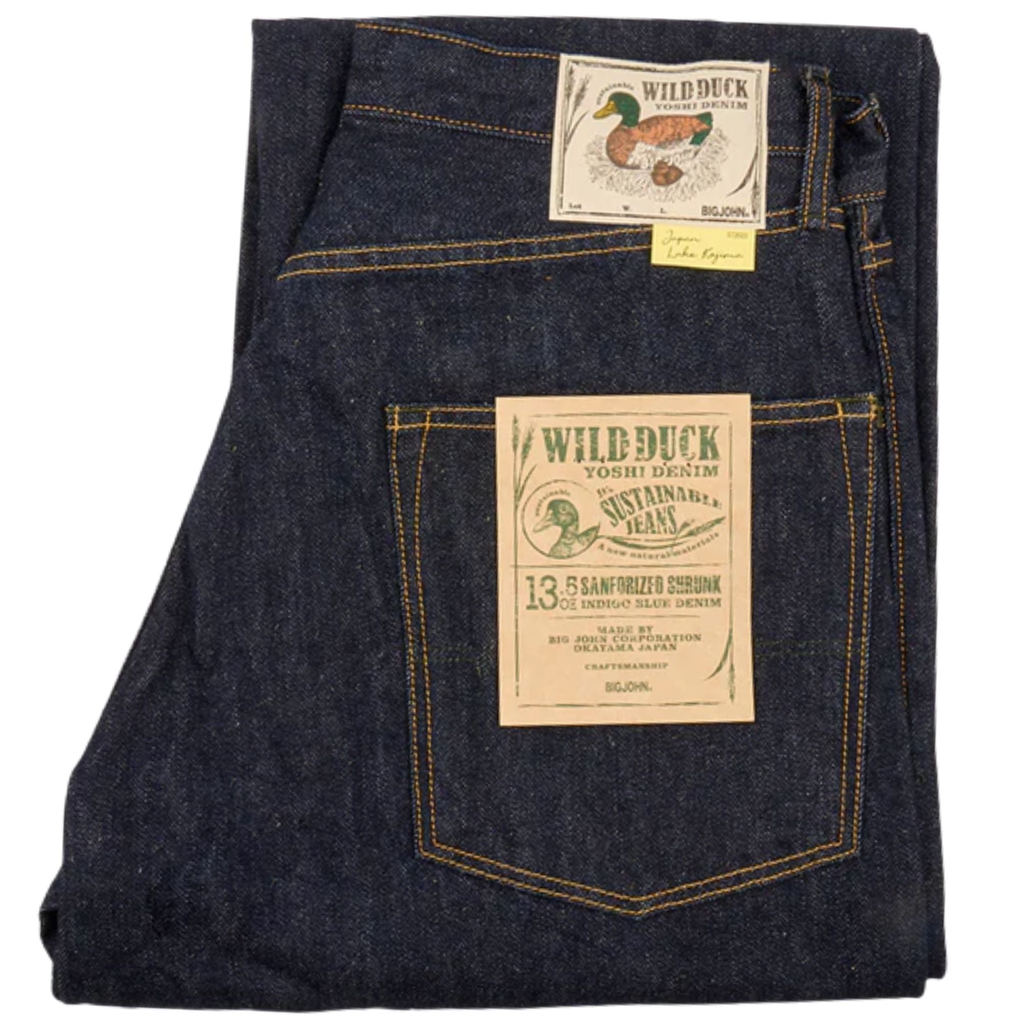 Big John Denim Yoshidenim Wild Duck Jeans - Denim – Stuarts London