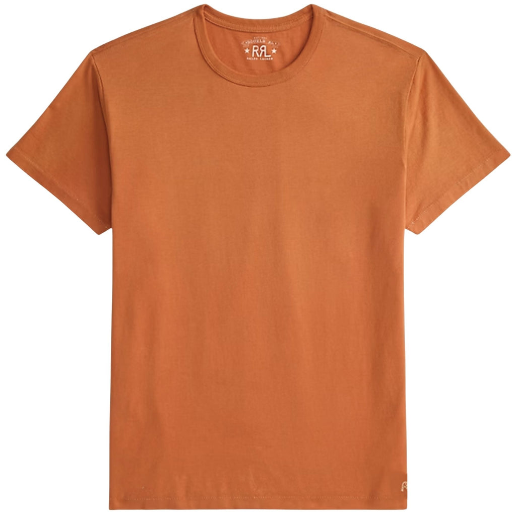 Garment-Dyed Crewneck T-Shirt - Orange