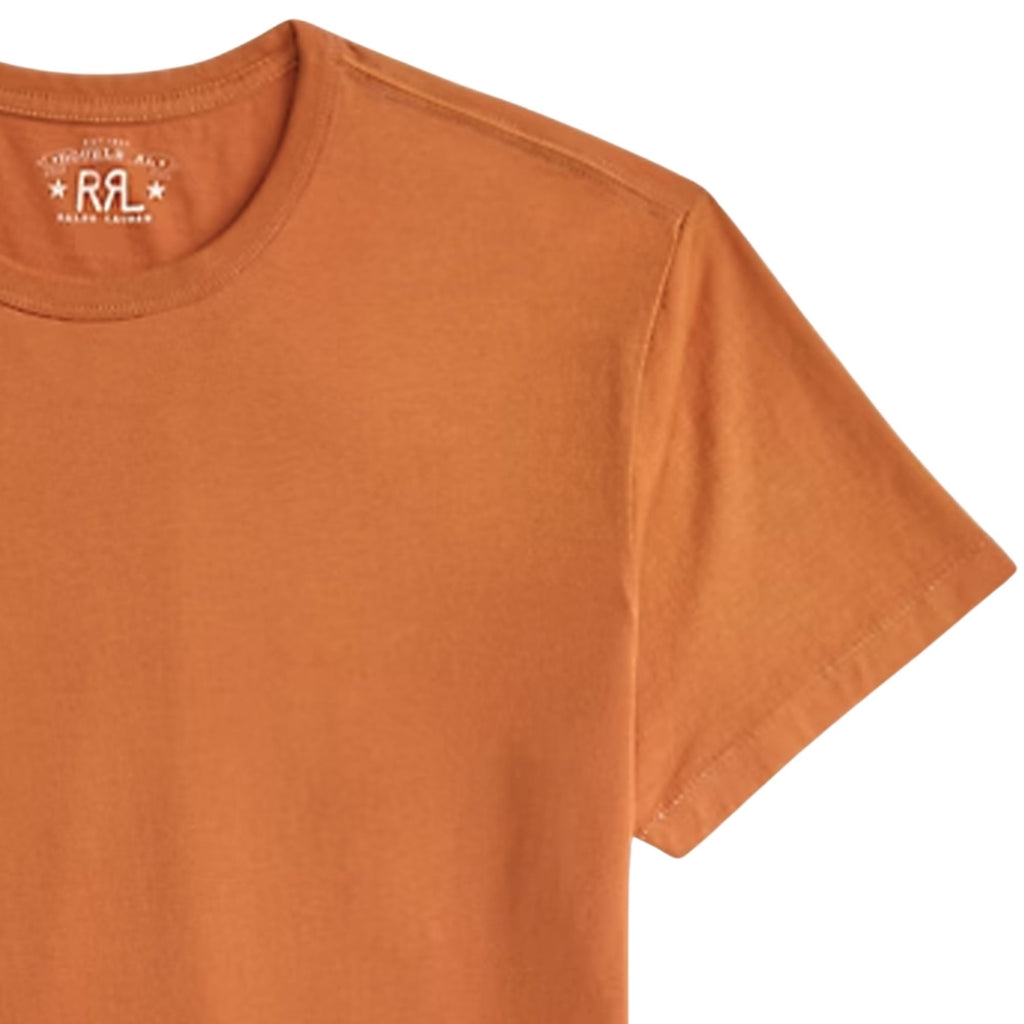 Garment-Dyed Crewneck T-Shirt - Orange