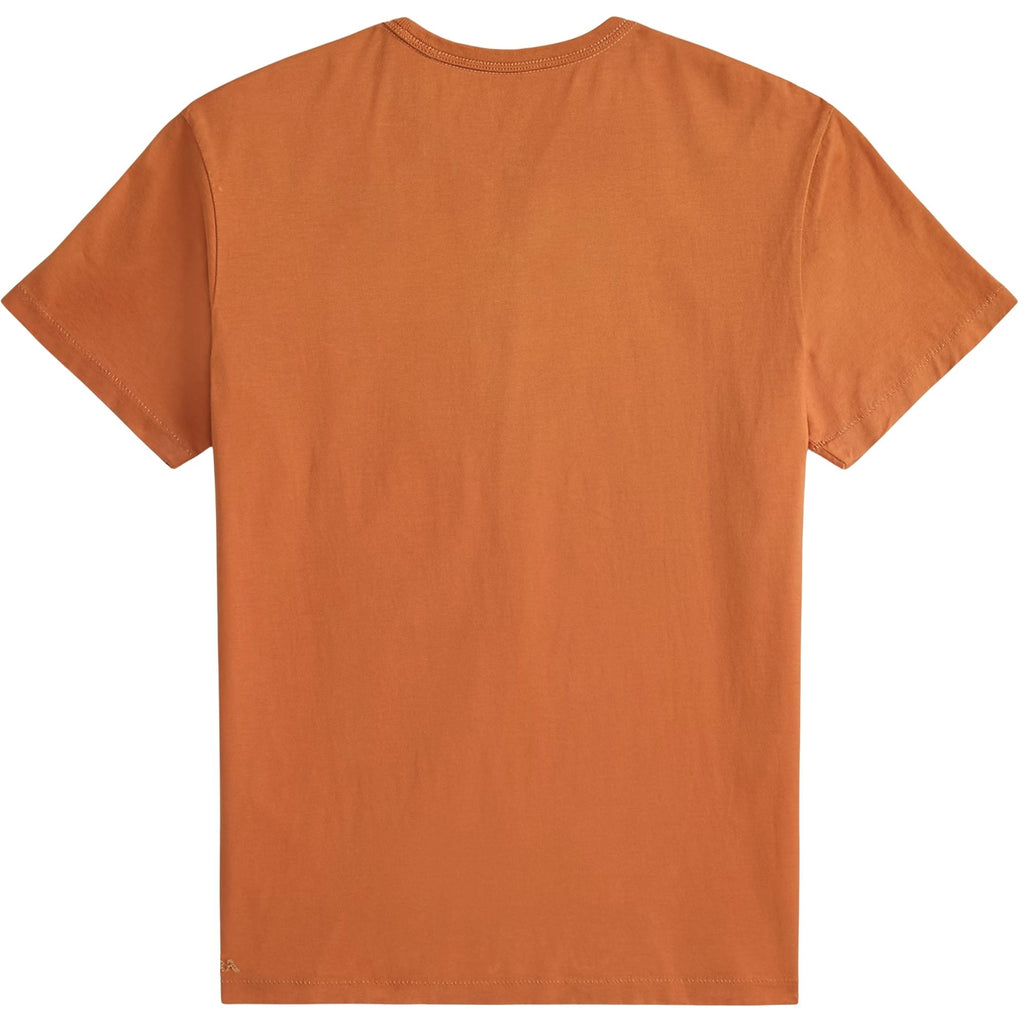 Garment-Dyed Crewneck T-Shirt - Orange