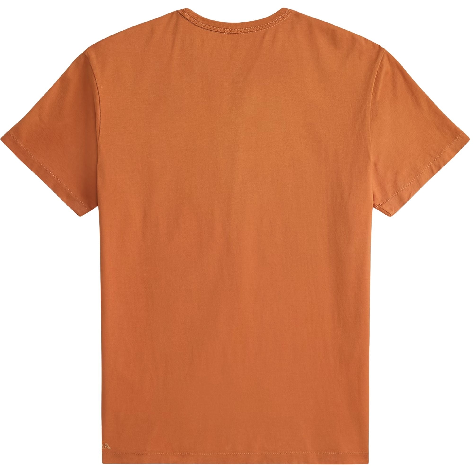 Garment-Dyed Crewneck T-Shirt - Orange