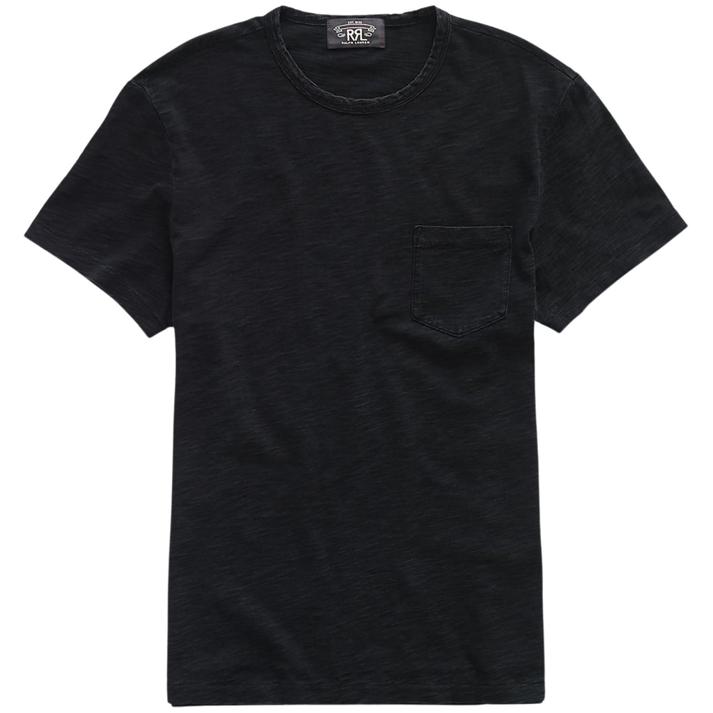 Indigo Jersey Pocket T-Shirt - Black Indigo