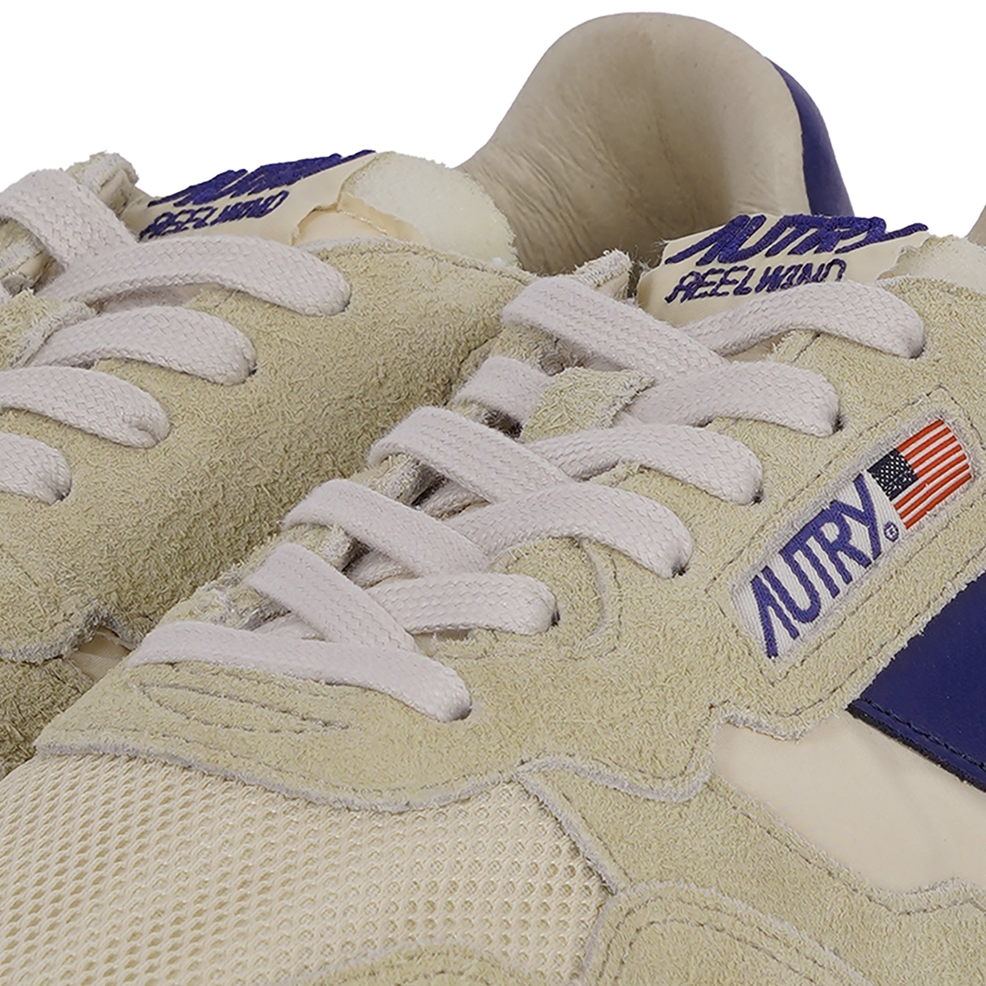 Reelwind Low Sneakers - Ecru/Blue