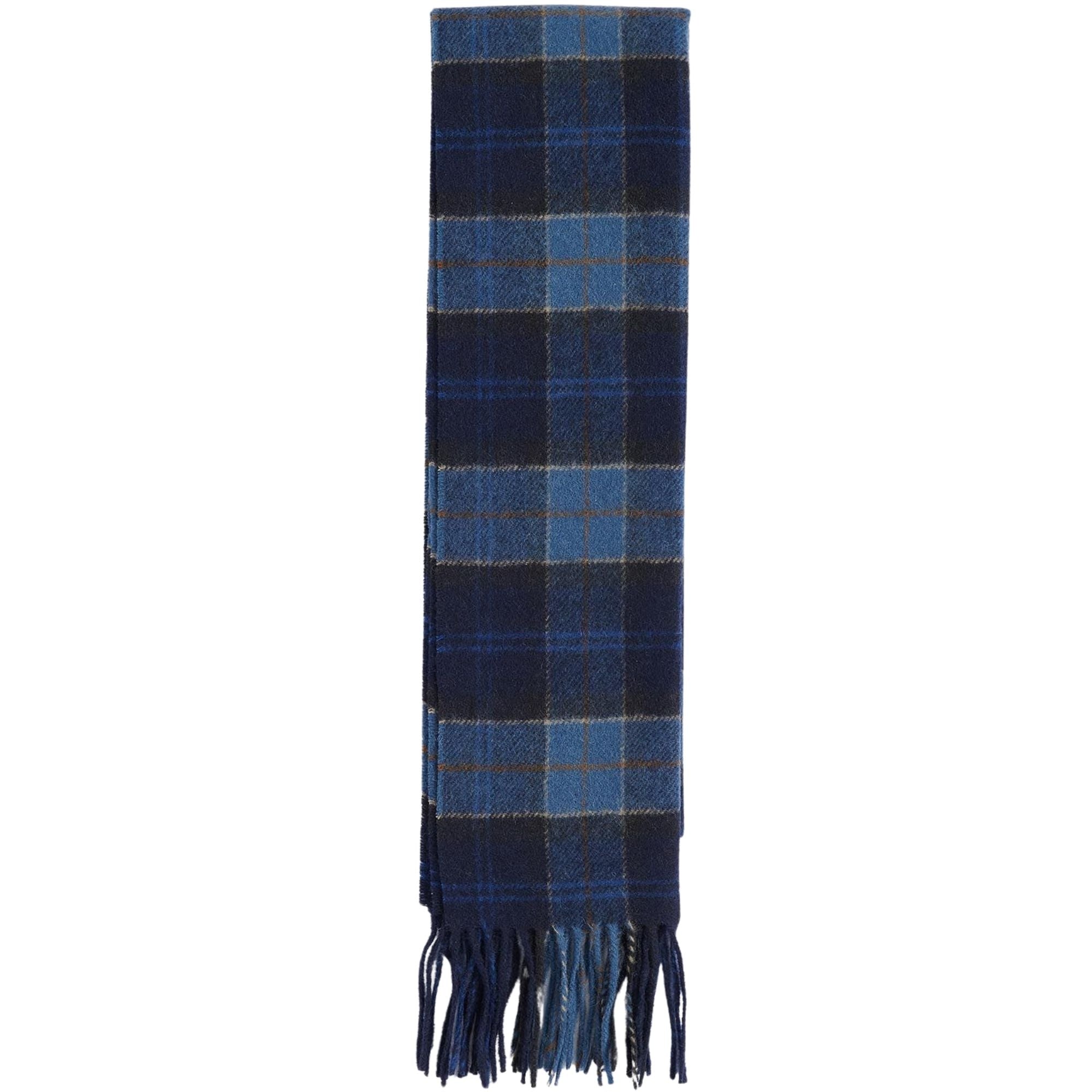 Tartan Lambswool Scarf - Midnight