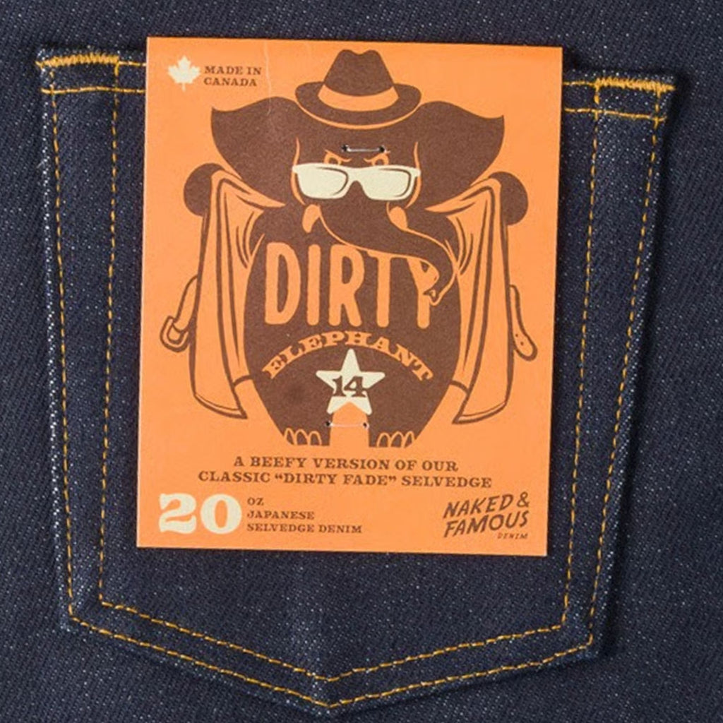 Weird Guy Elephant 14 "Dirty Elephant" - Indigo