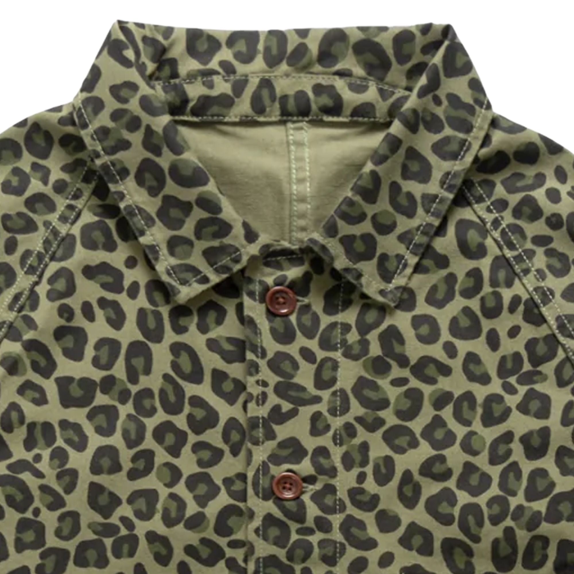 Service Works Patterned Front Of House Jacket - Leopard