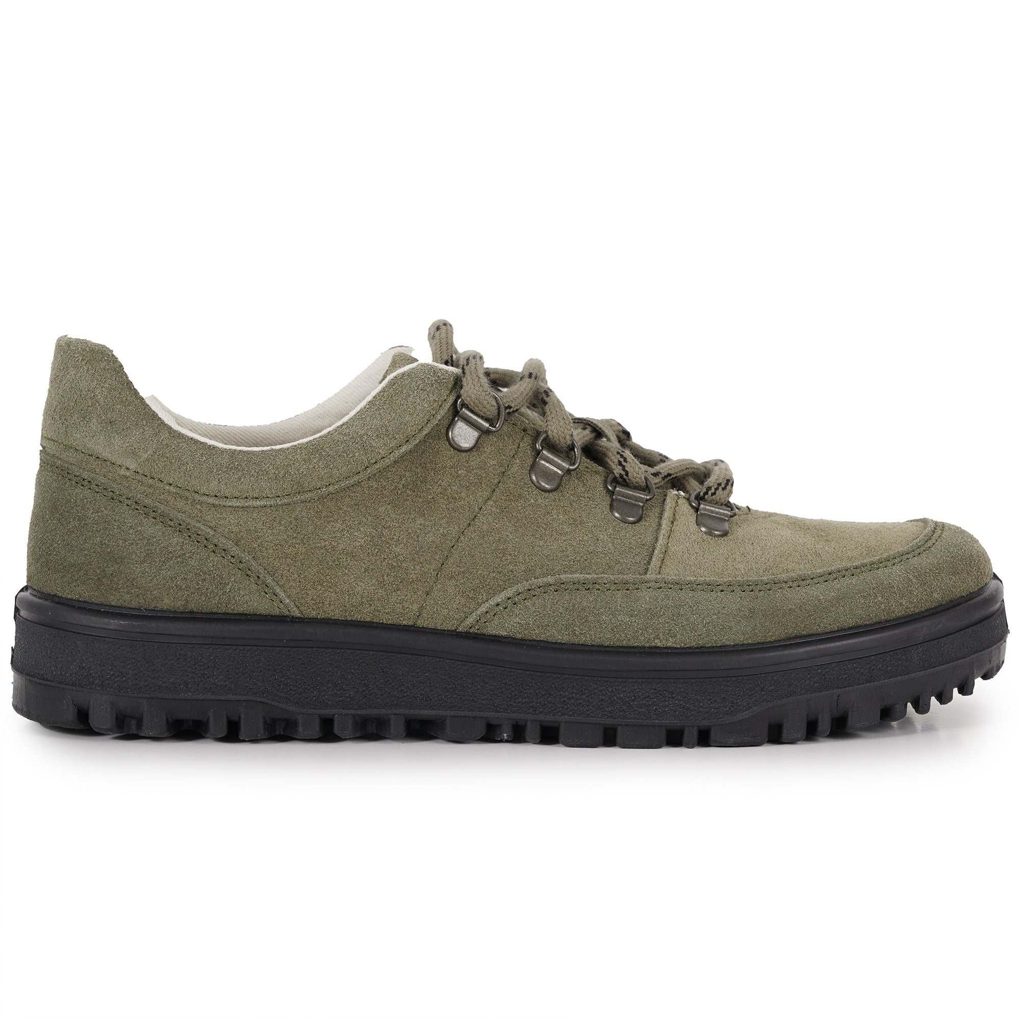 Trampky Suede Trainer - Khaki Green