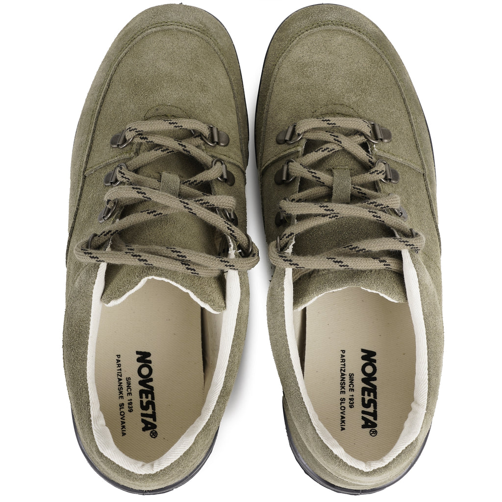 Trampky Suede Trainer - Khaki Green