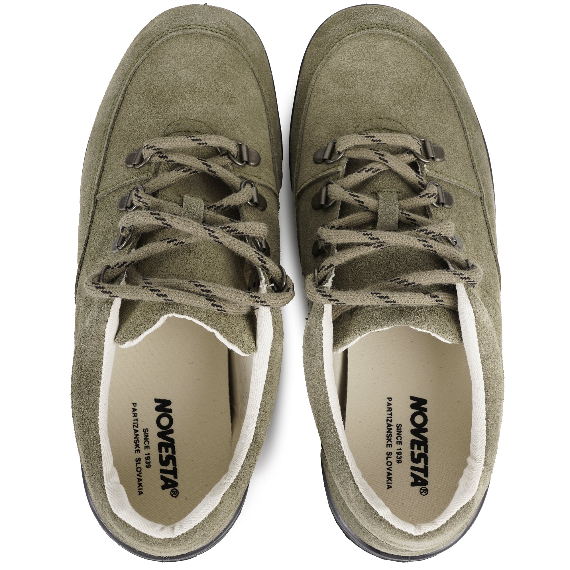 Trampky Suede Trainer - Khaki Green