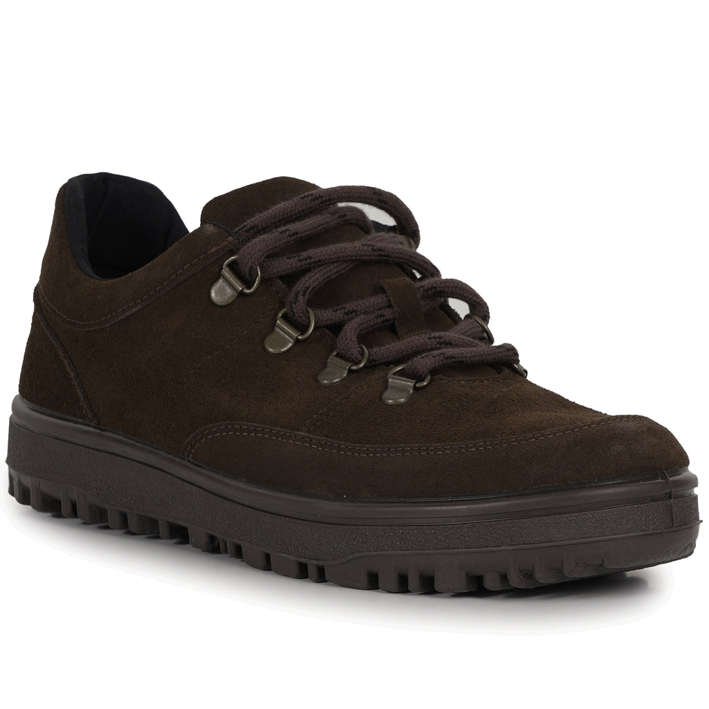 Trampky Suede Trainer - Brown