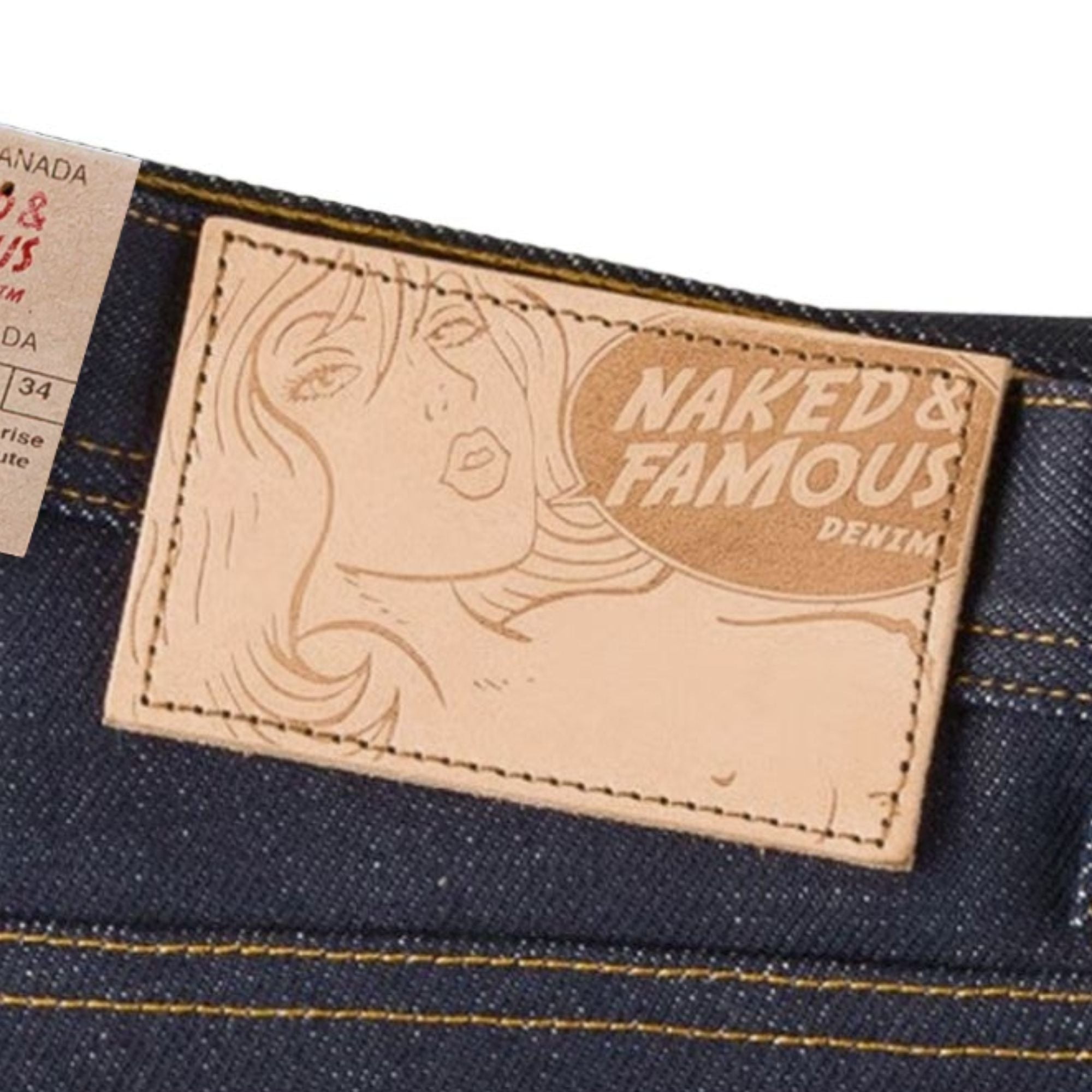 Naked and Famous Denim True Guy Elephant 14 