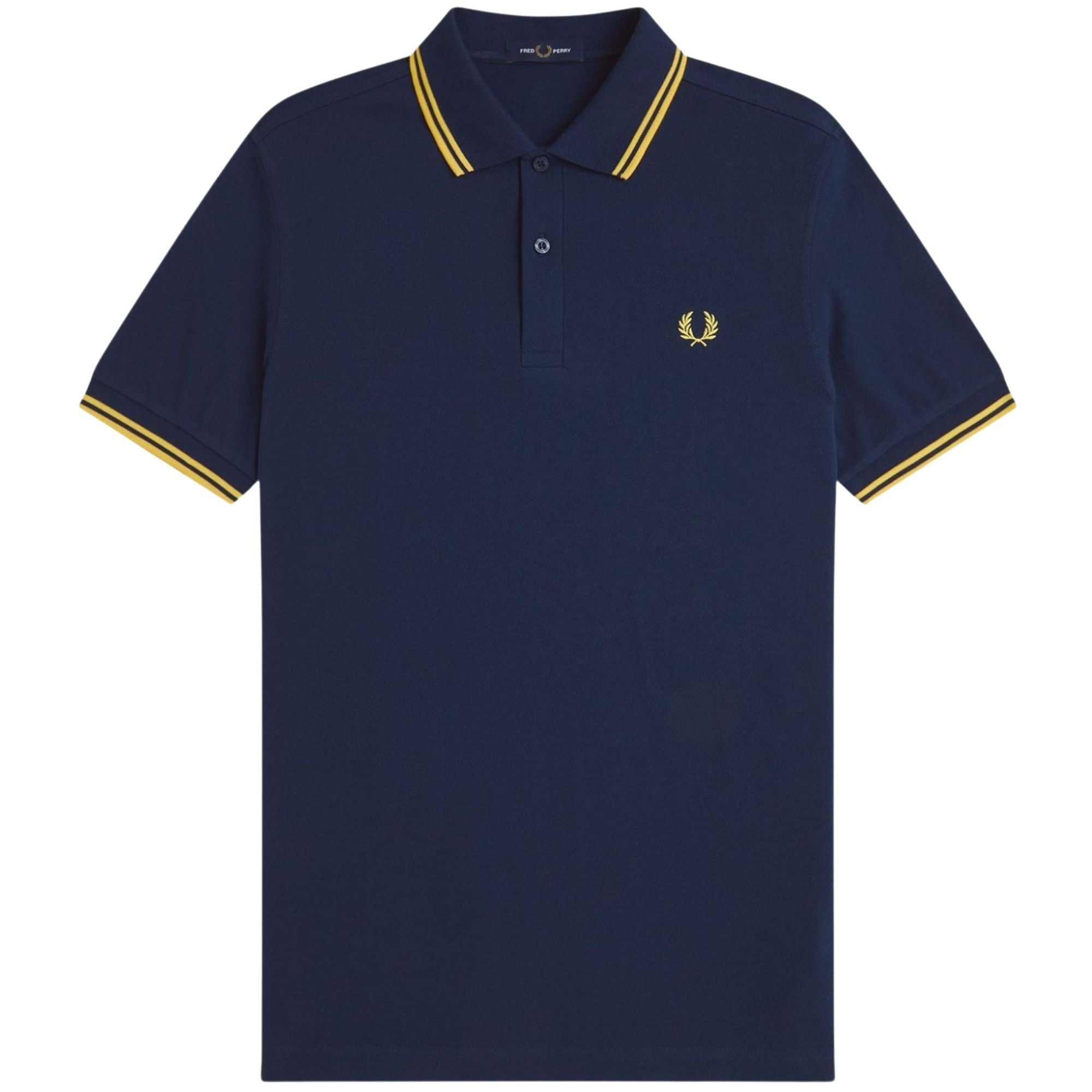 Fred Perry M3600 Twin Tipped Polo Shirt - Tennis Blue – Stuarts London