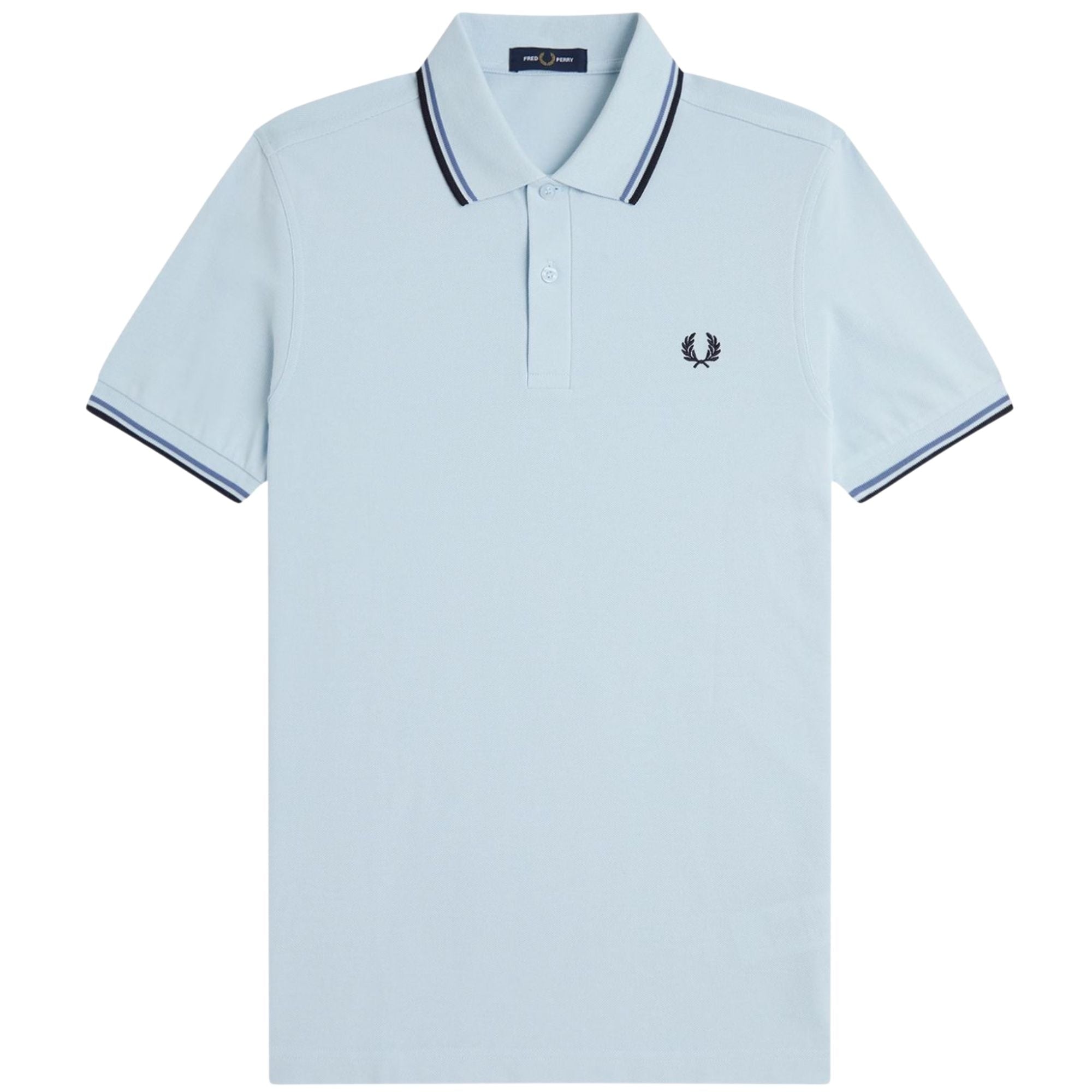 Twin Tipped Polo Shirt - Light Ice