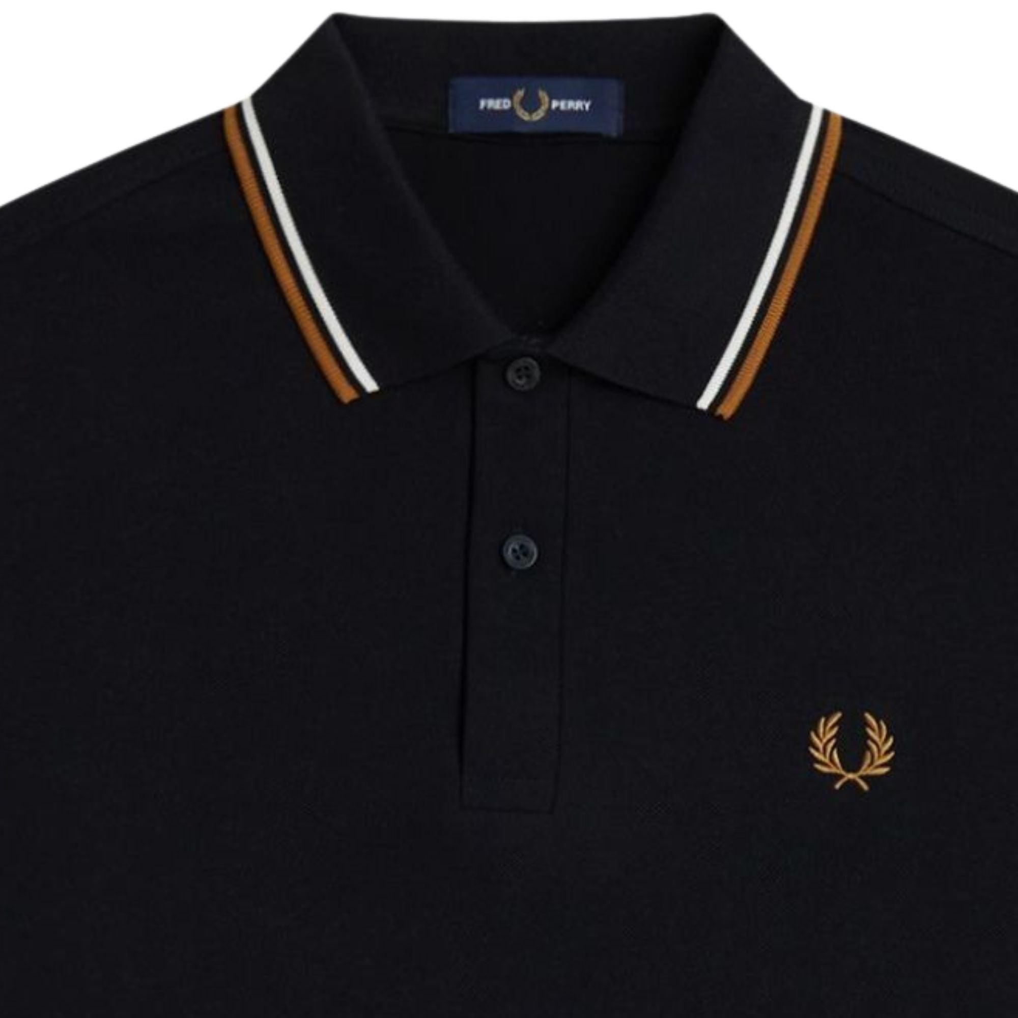 Twin Tipped Polo Shirt - Black