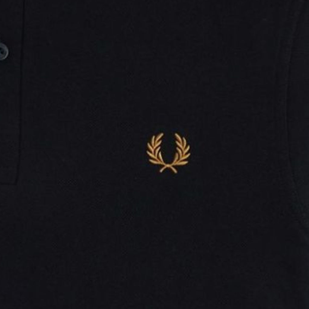 Twin Tipped Polo Shirt - Black