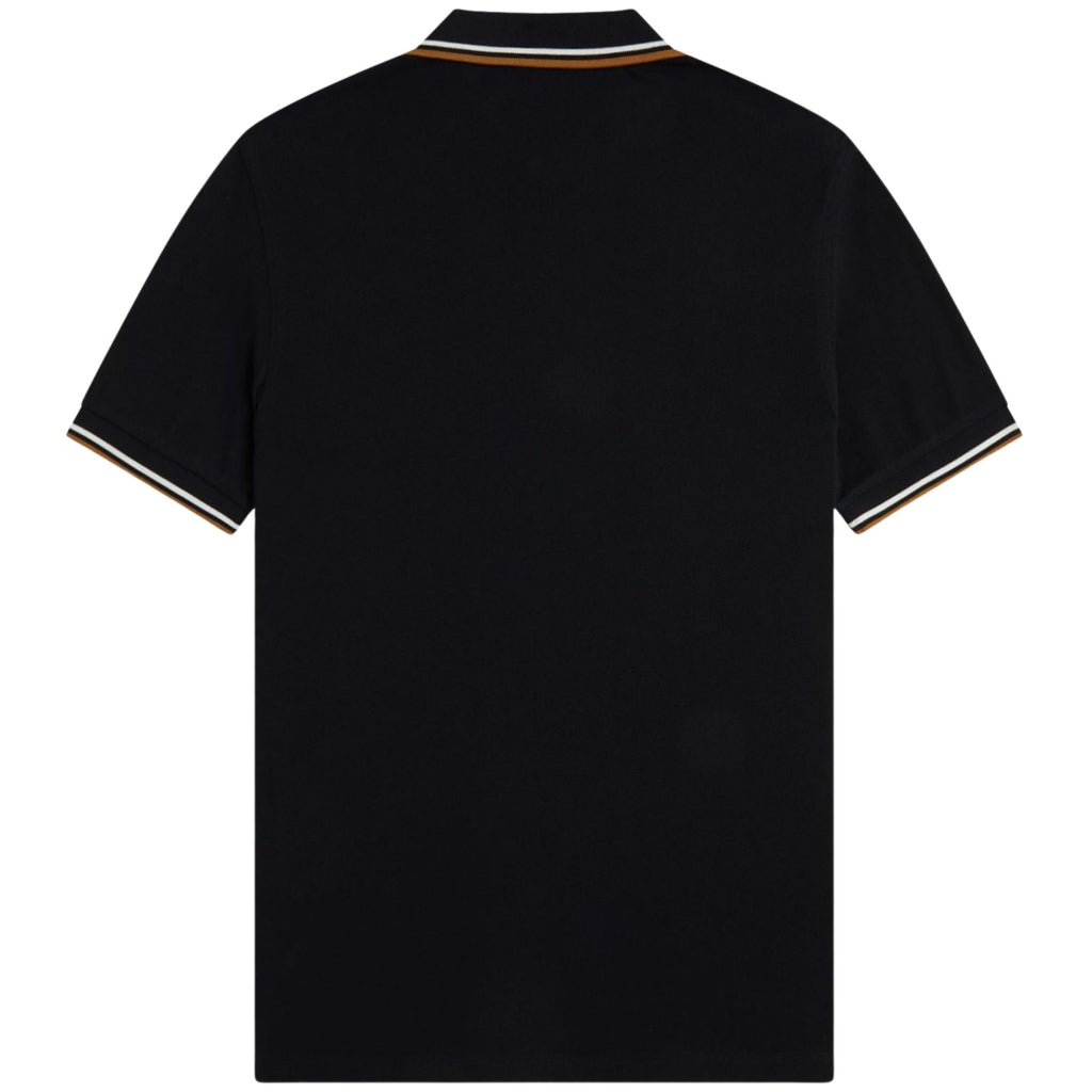 Twin Tipped Polo Shirt - Black