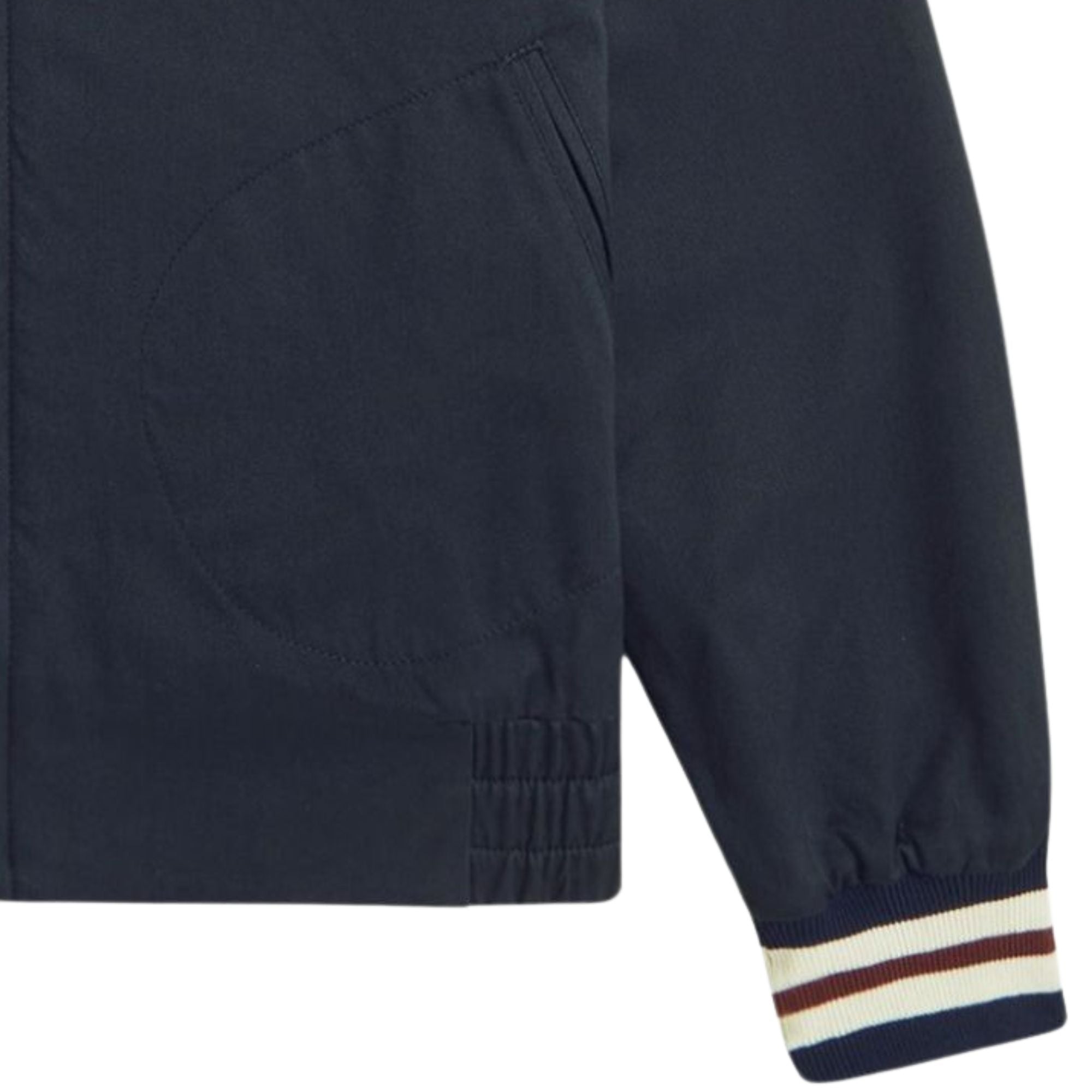 Twill Tennis Bomber Jacket - Navy