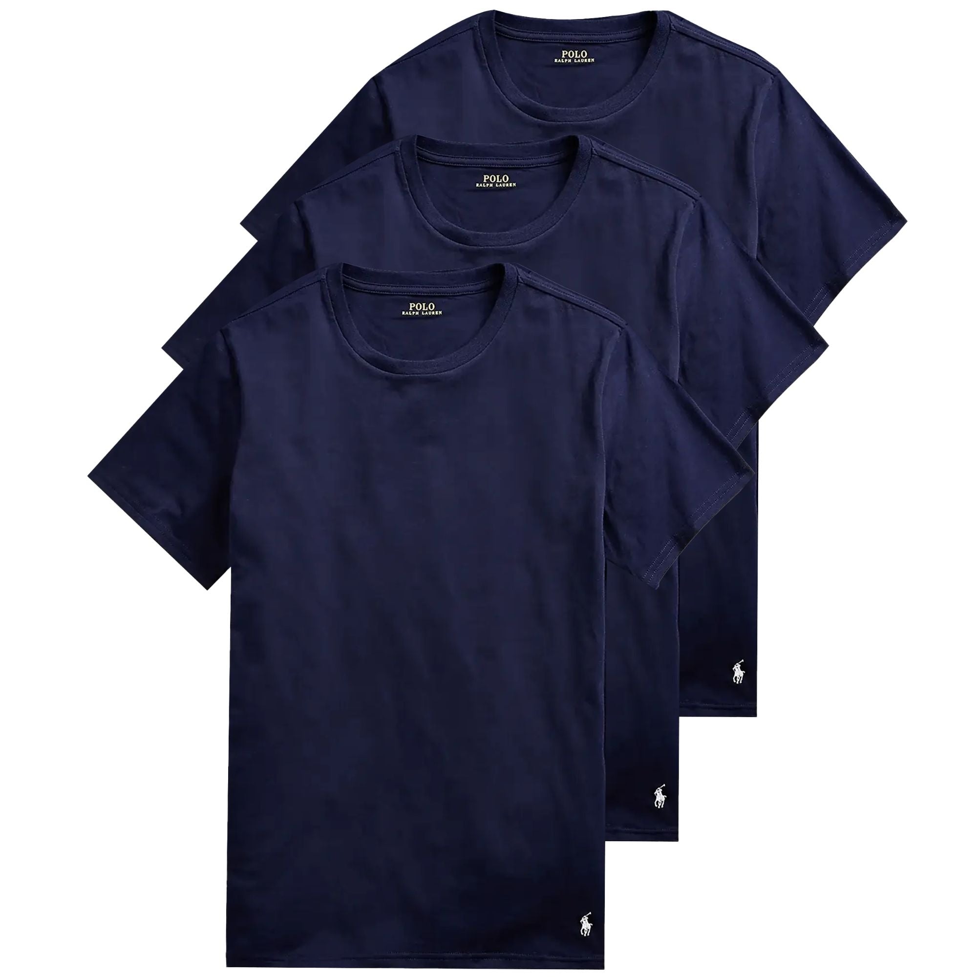 Crewneck 3-Pack T-Shirts - Navy