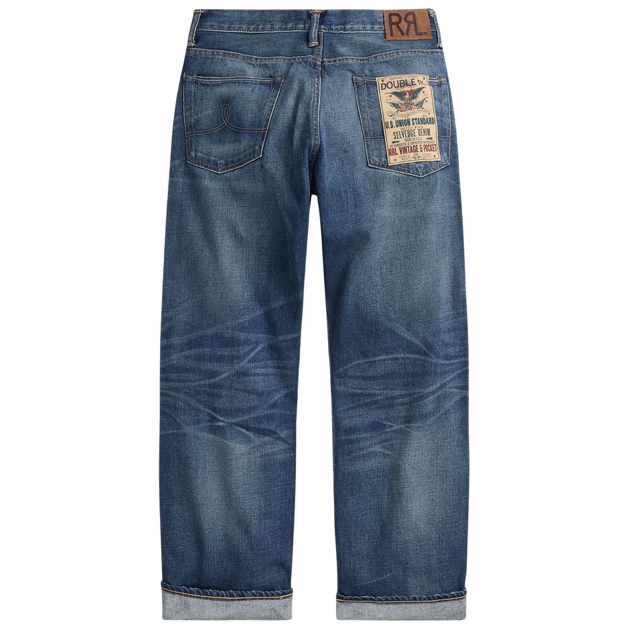 RRL by Ralph Lauren Vintage 5-Pocket Grandfalls Jean - Blue