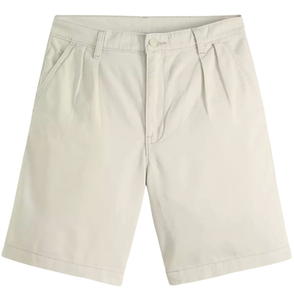 Baggy Pleated Shorts - Pumice