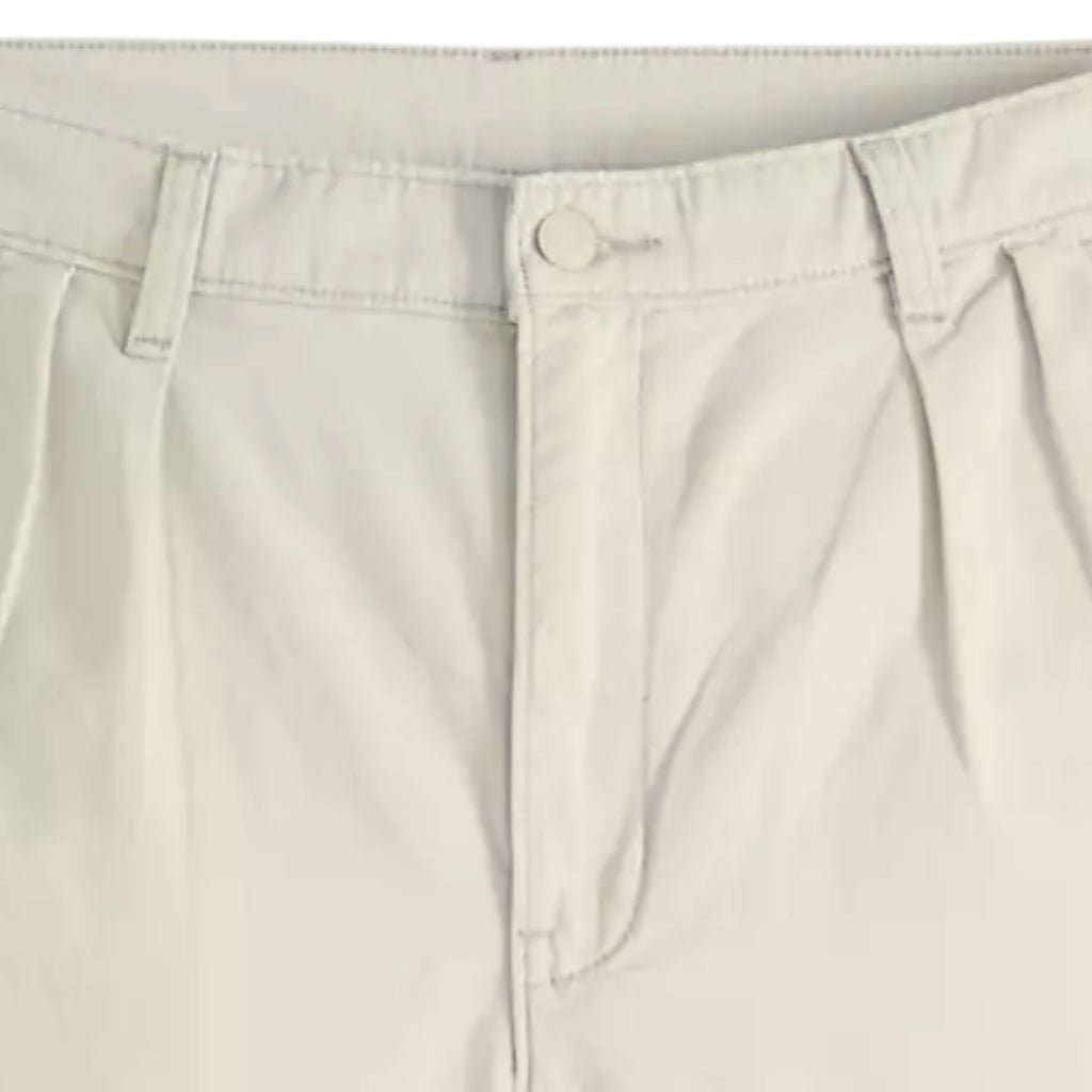 Baggy Pleated Shorts - Pumice