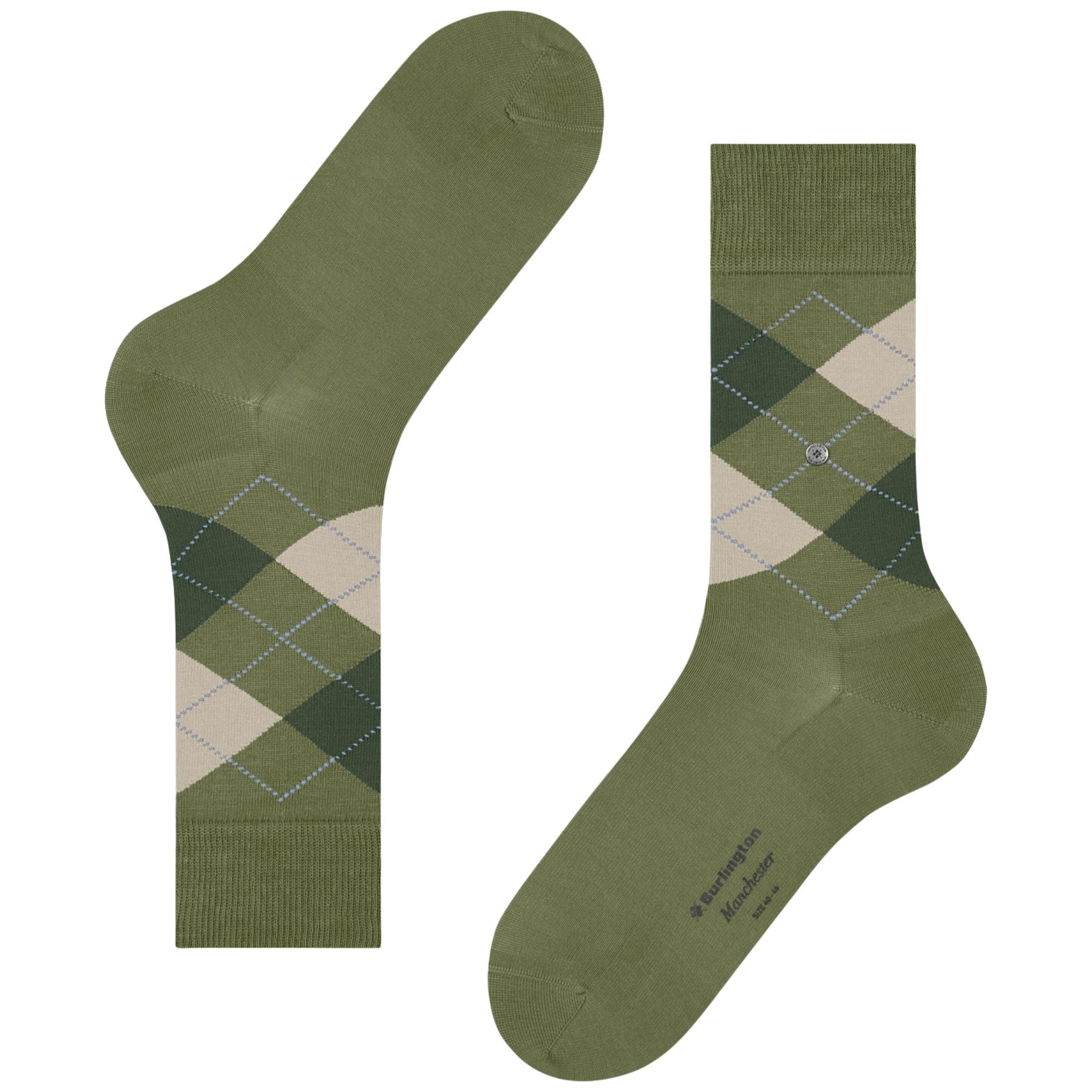 Manchester Socks - Green Mix