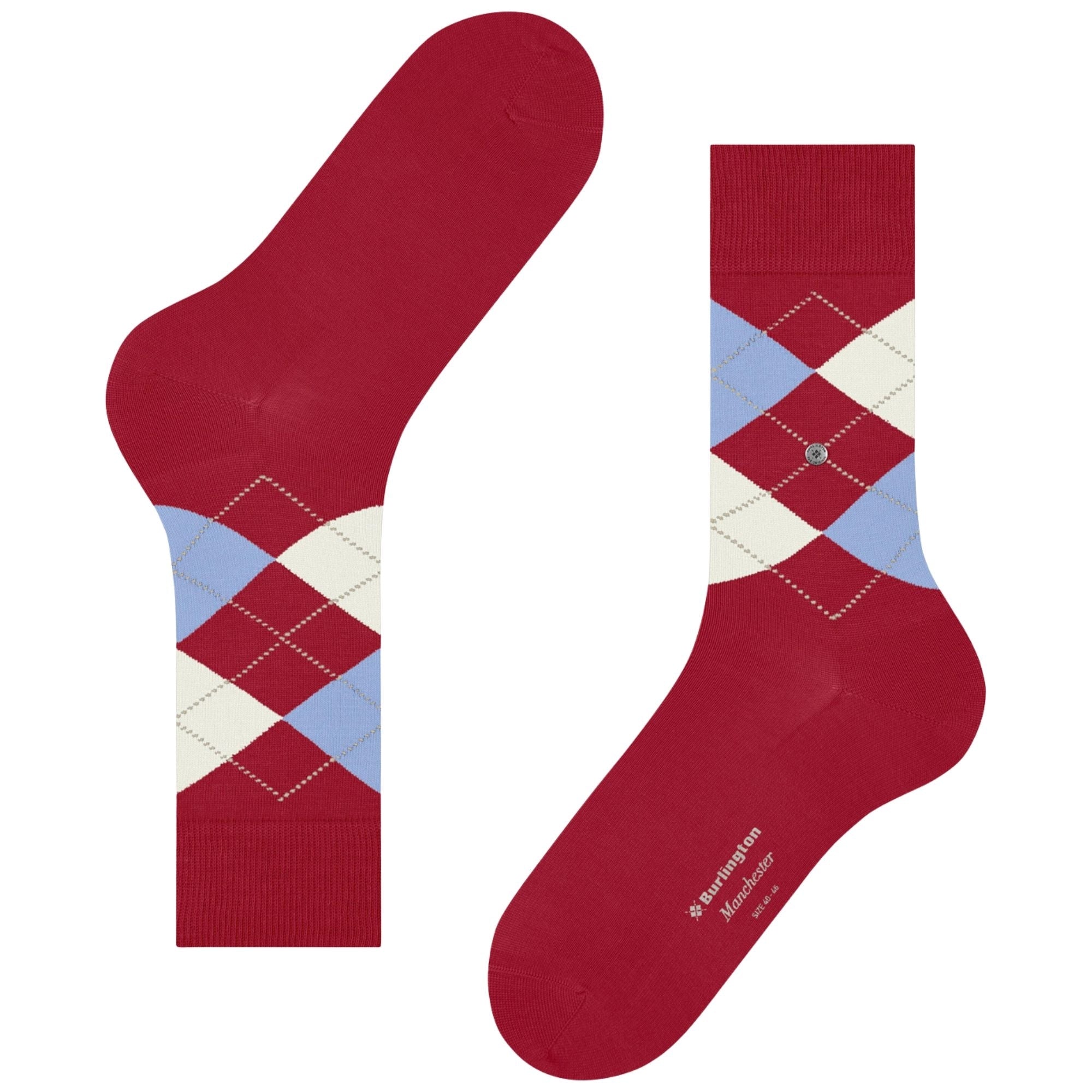 Manchester Socks - Red/Blue