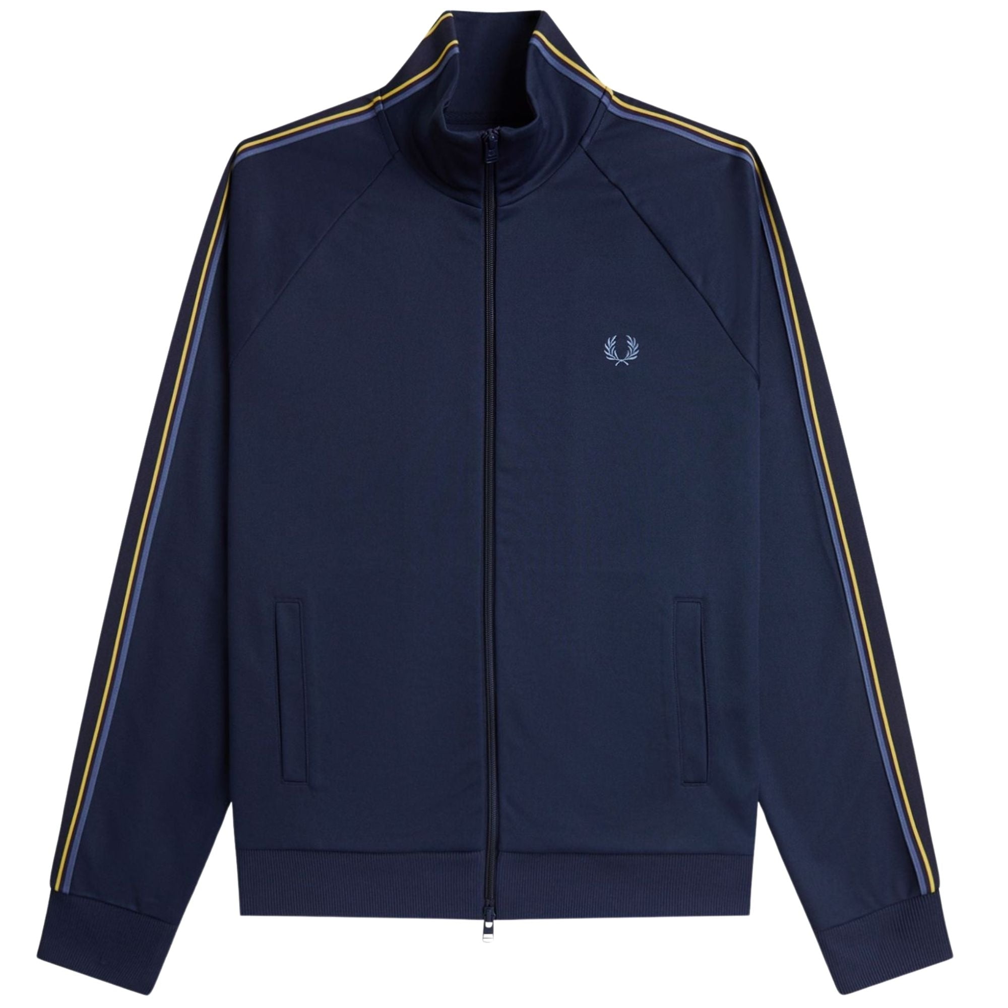 Fred Perry Tramline Tape Track Jacket - Tennis Blue – Stuarts London