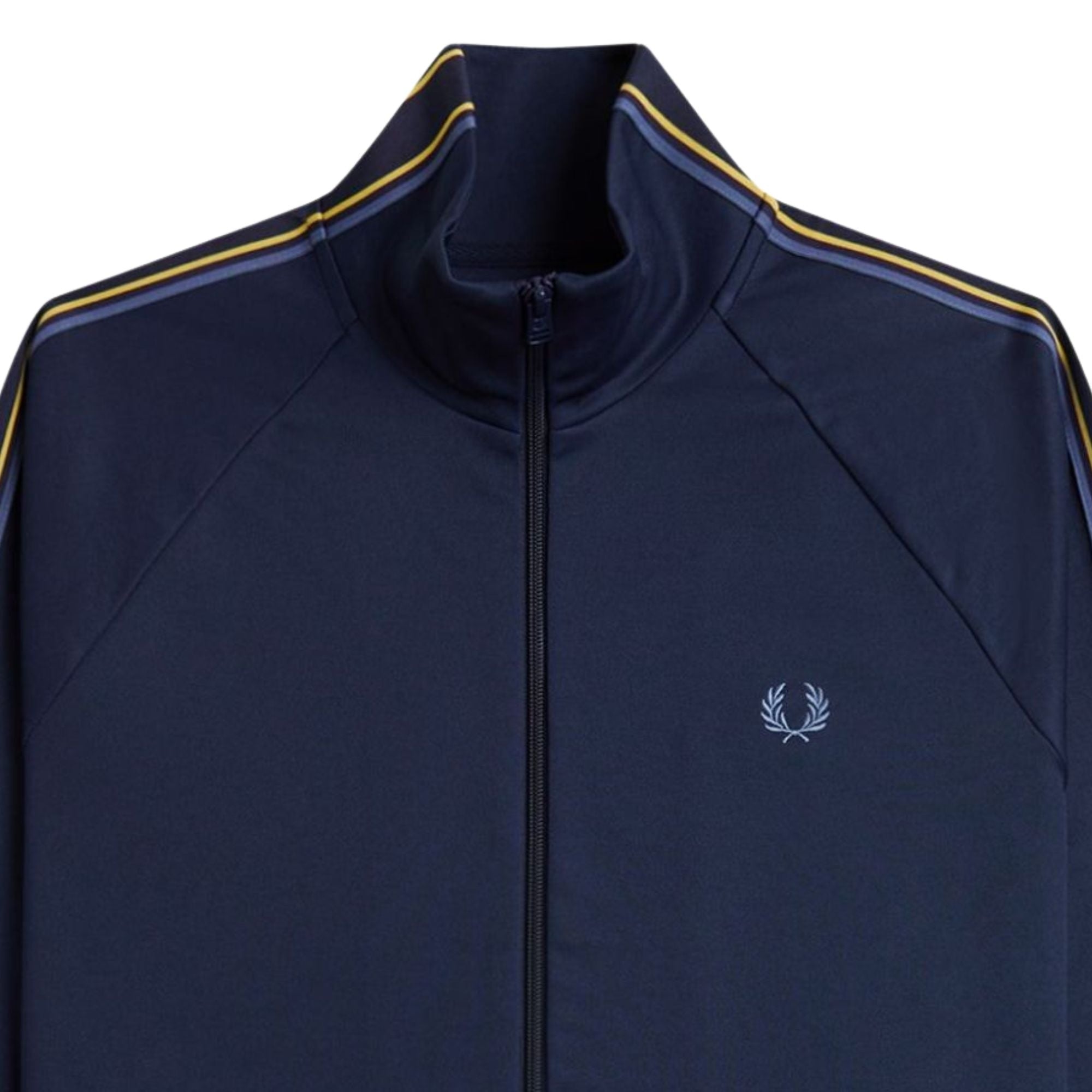 Tramline Tape Track Jacket - Tennis Blue