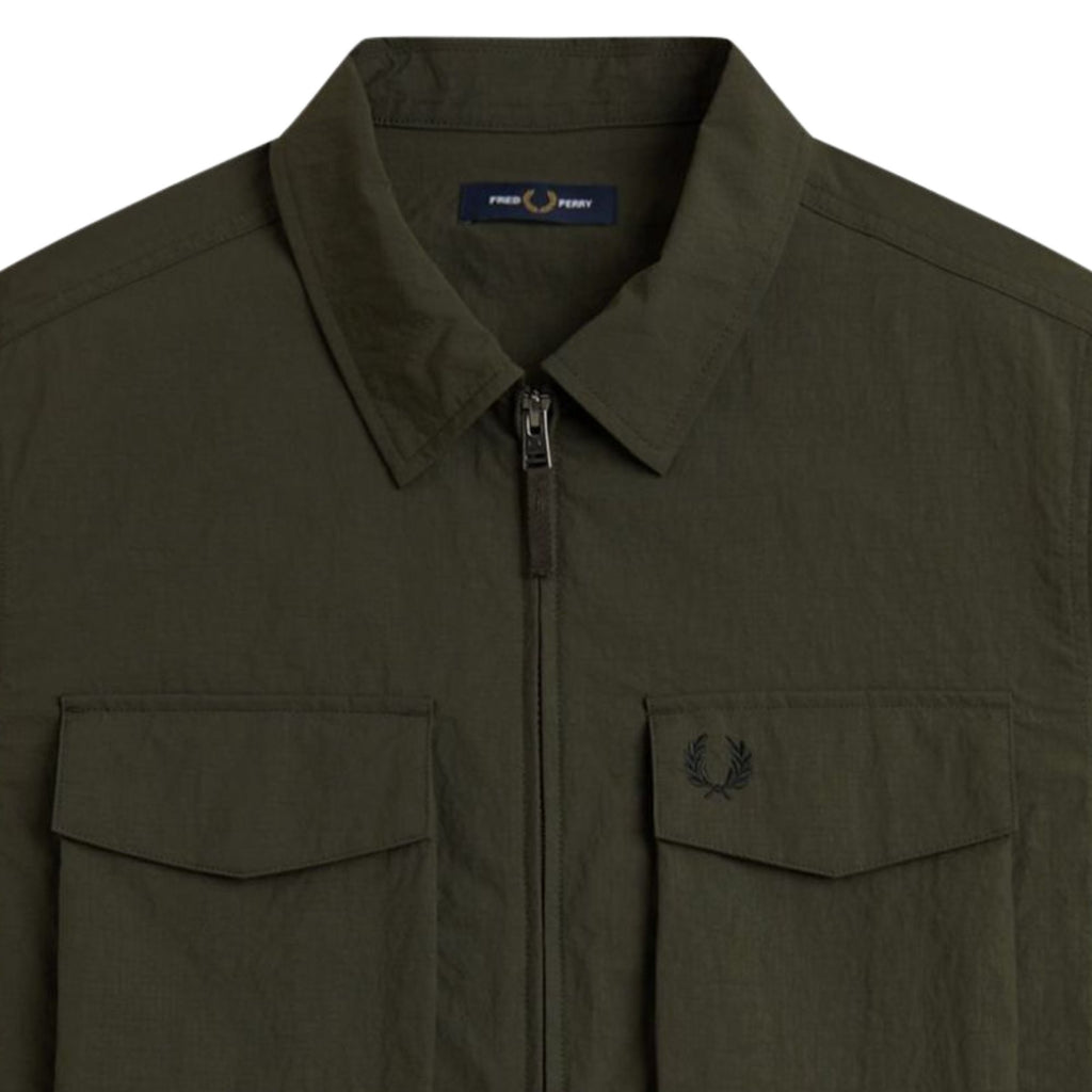 Ripstop Pocket Overshirt - Hunting Green