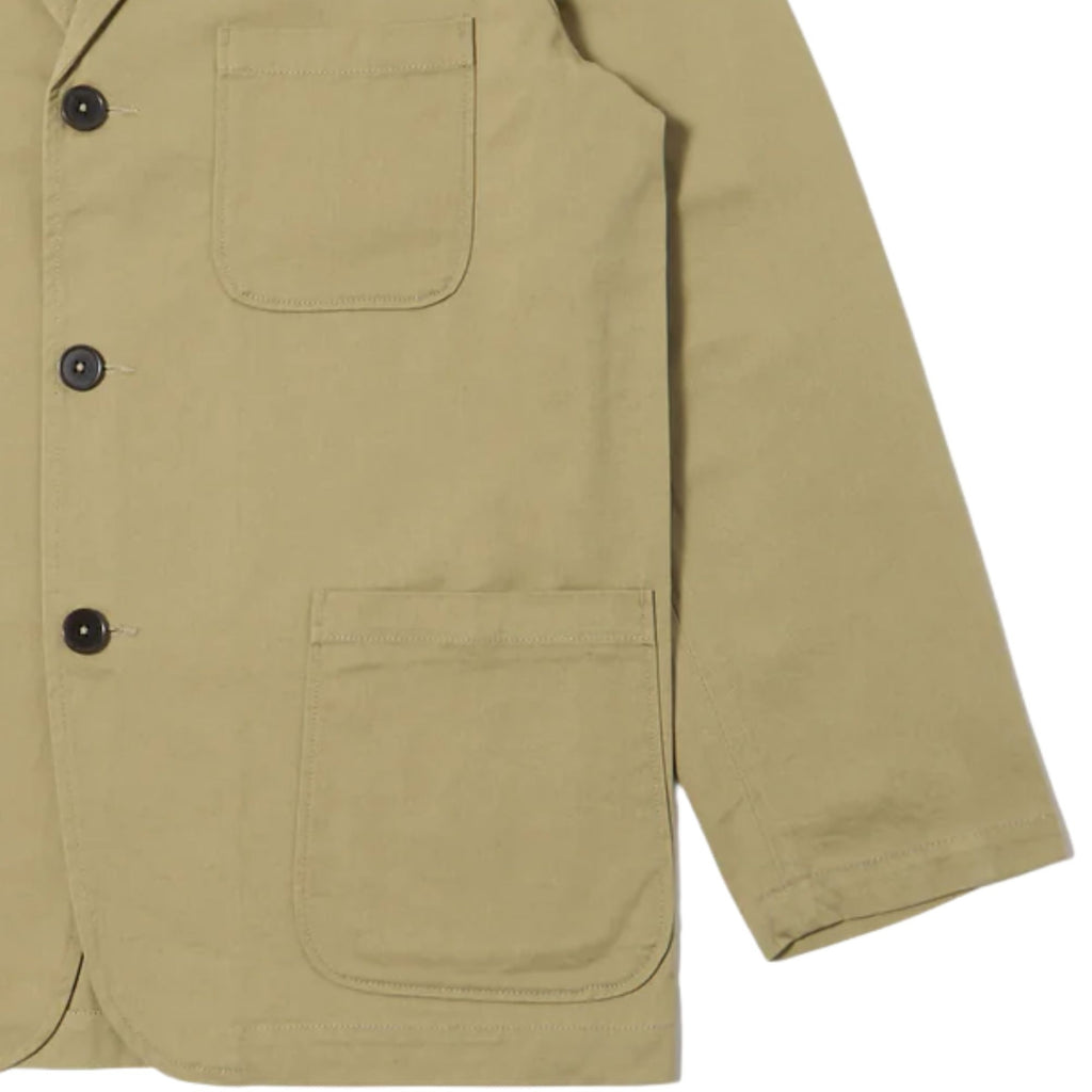 Three Button Jacket - Sand